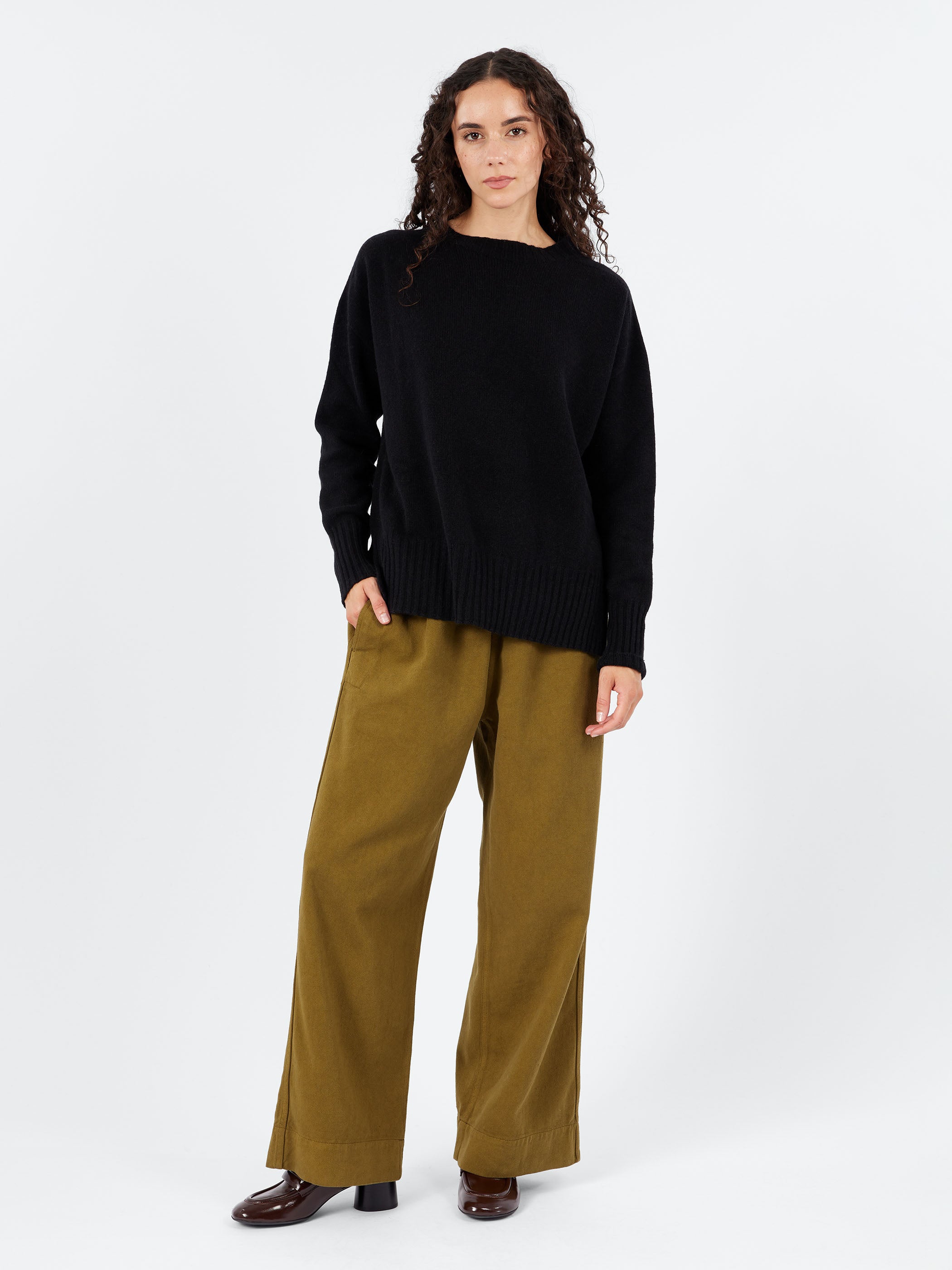 Mockneck with Side Slits