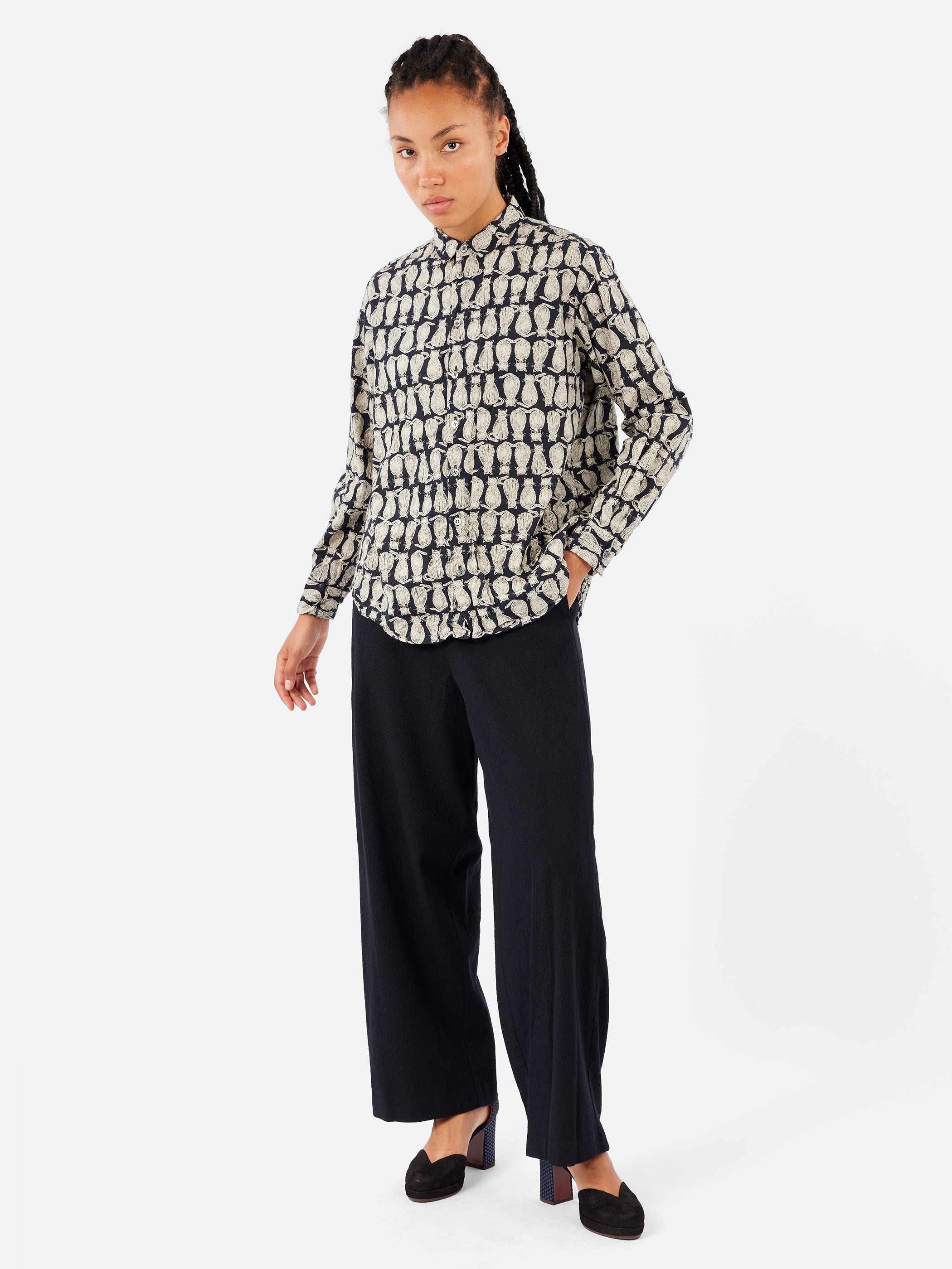 Cat Patrol Print Shirt