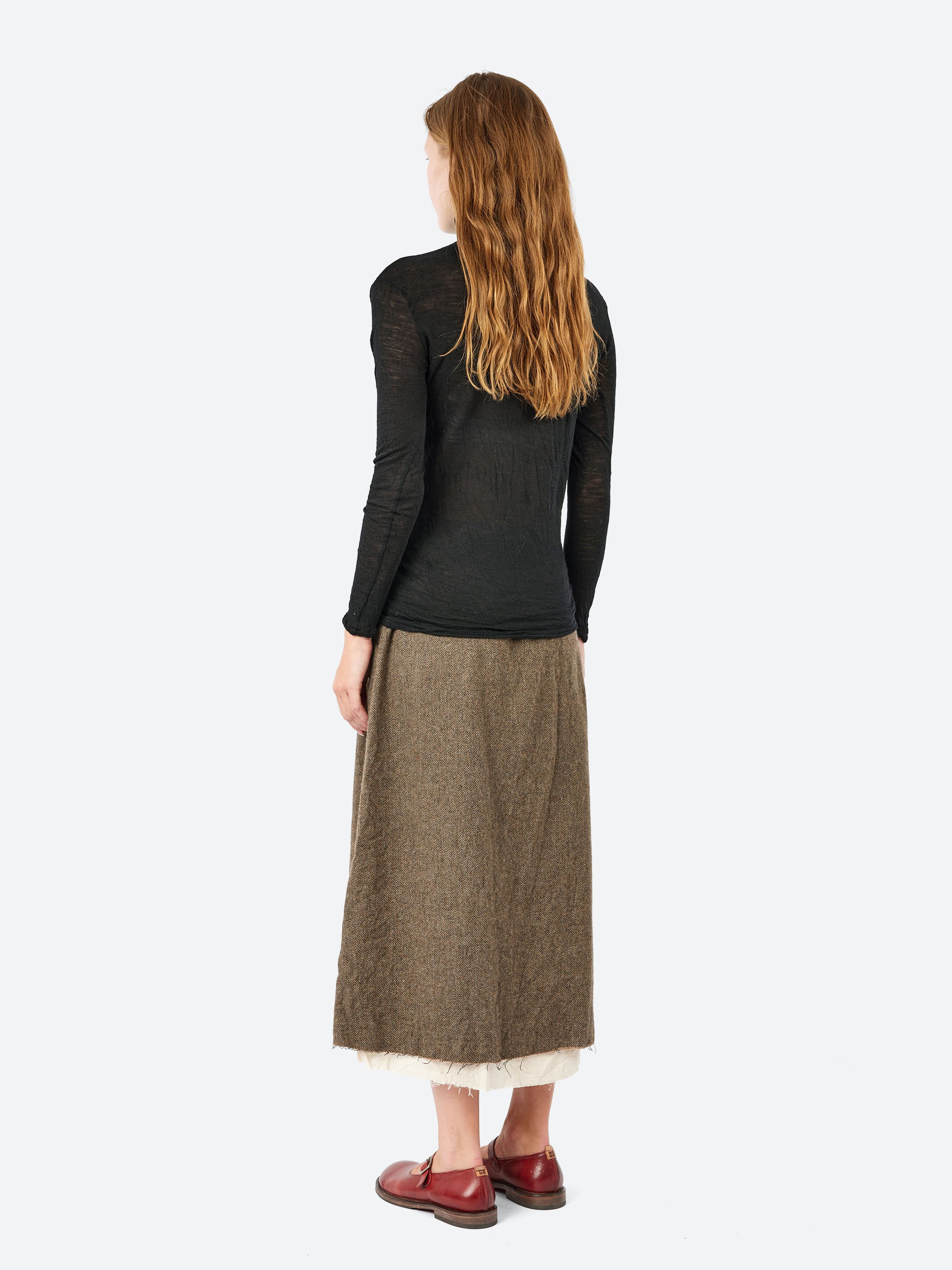 Crinkle Turtleneck