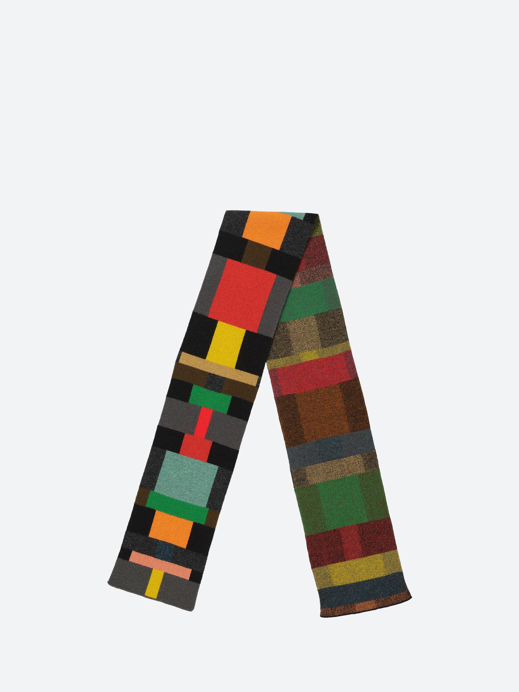 Small Colorblock Column Scarf