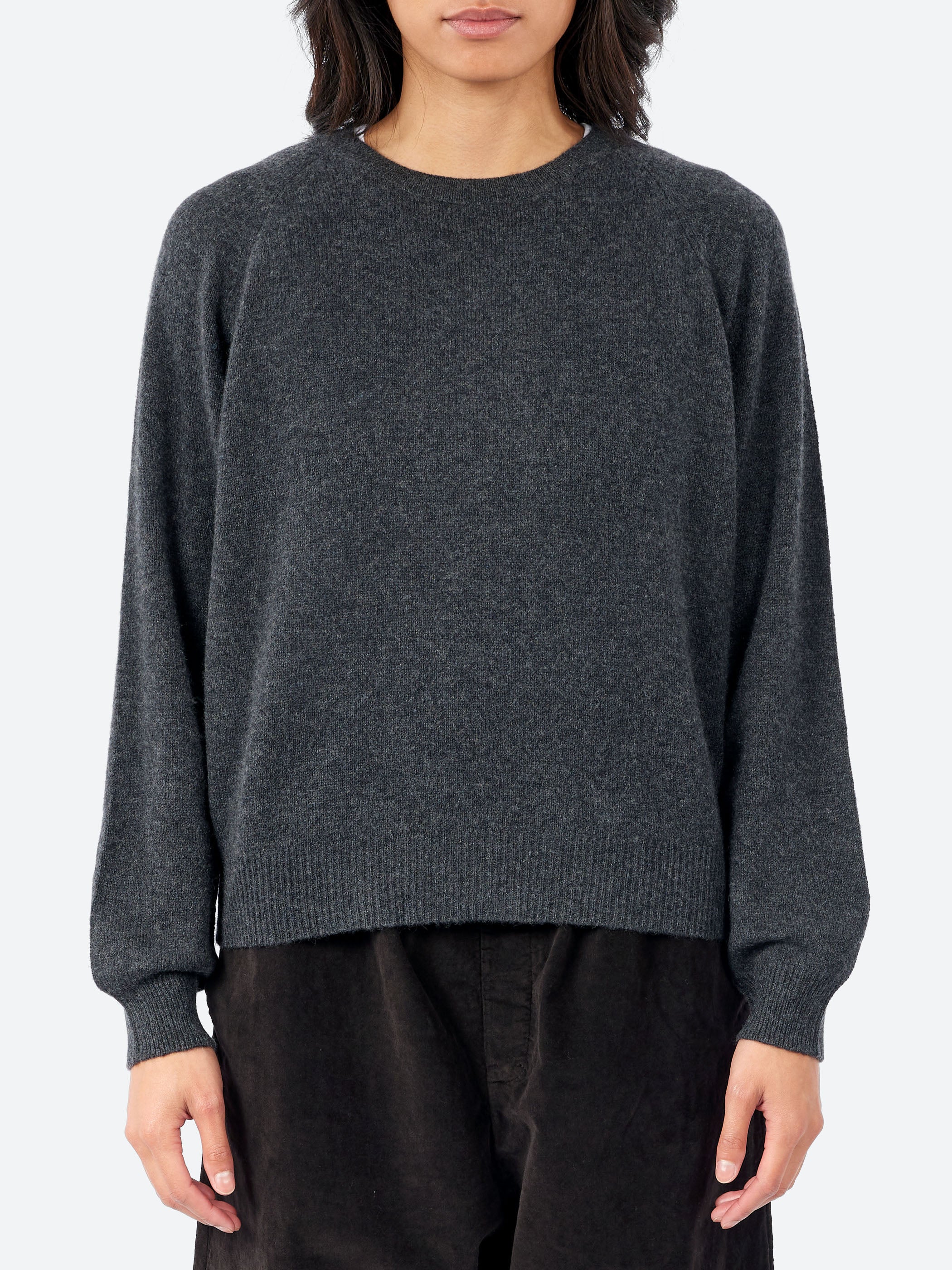 Crop Crew Cashmere Sweater