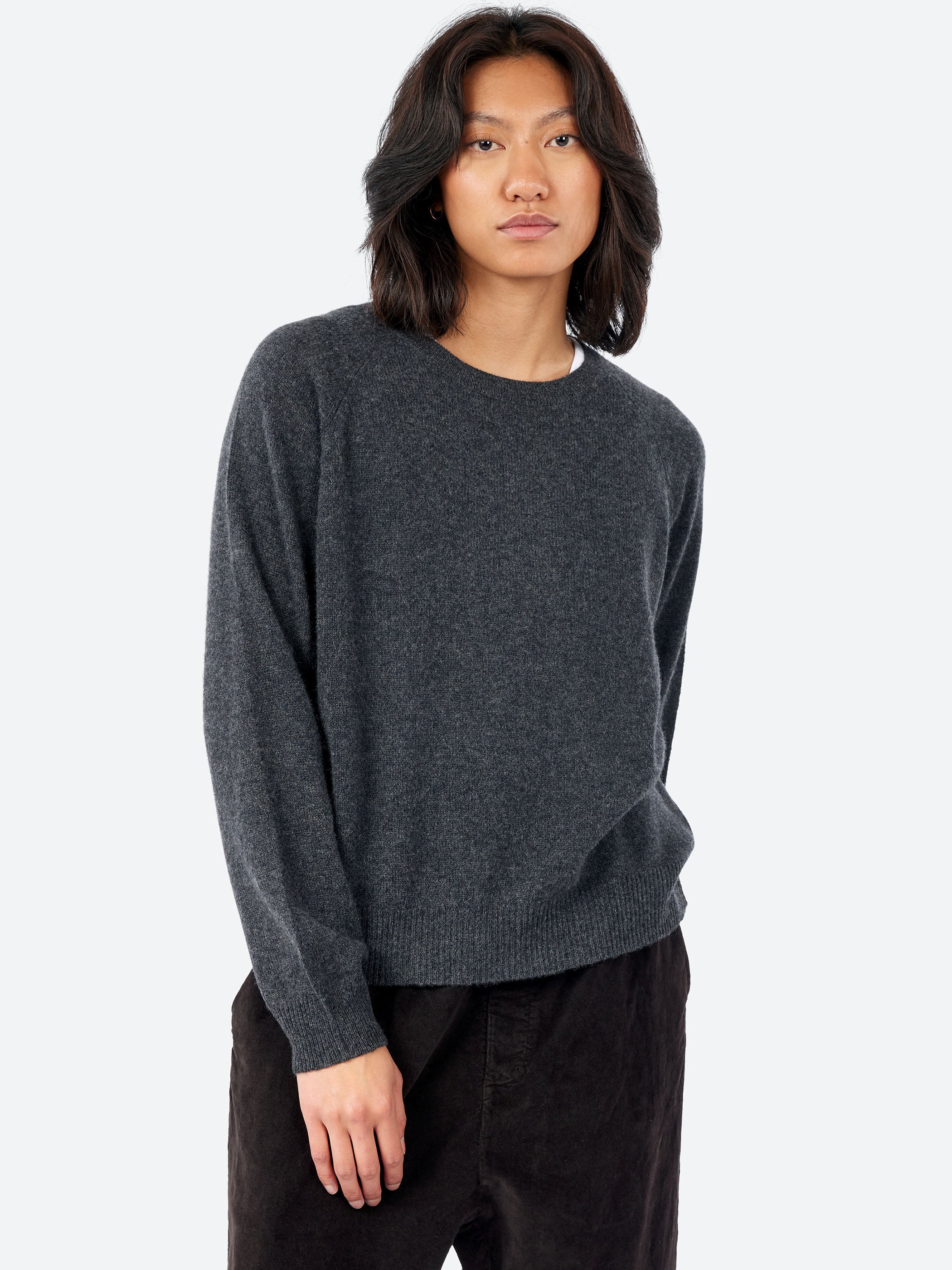 Crop Crew Cashmere Sweater