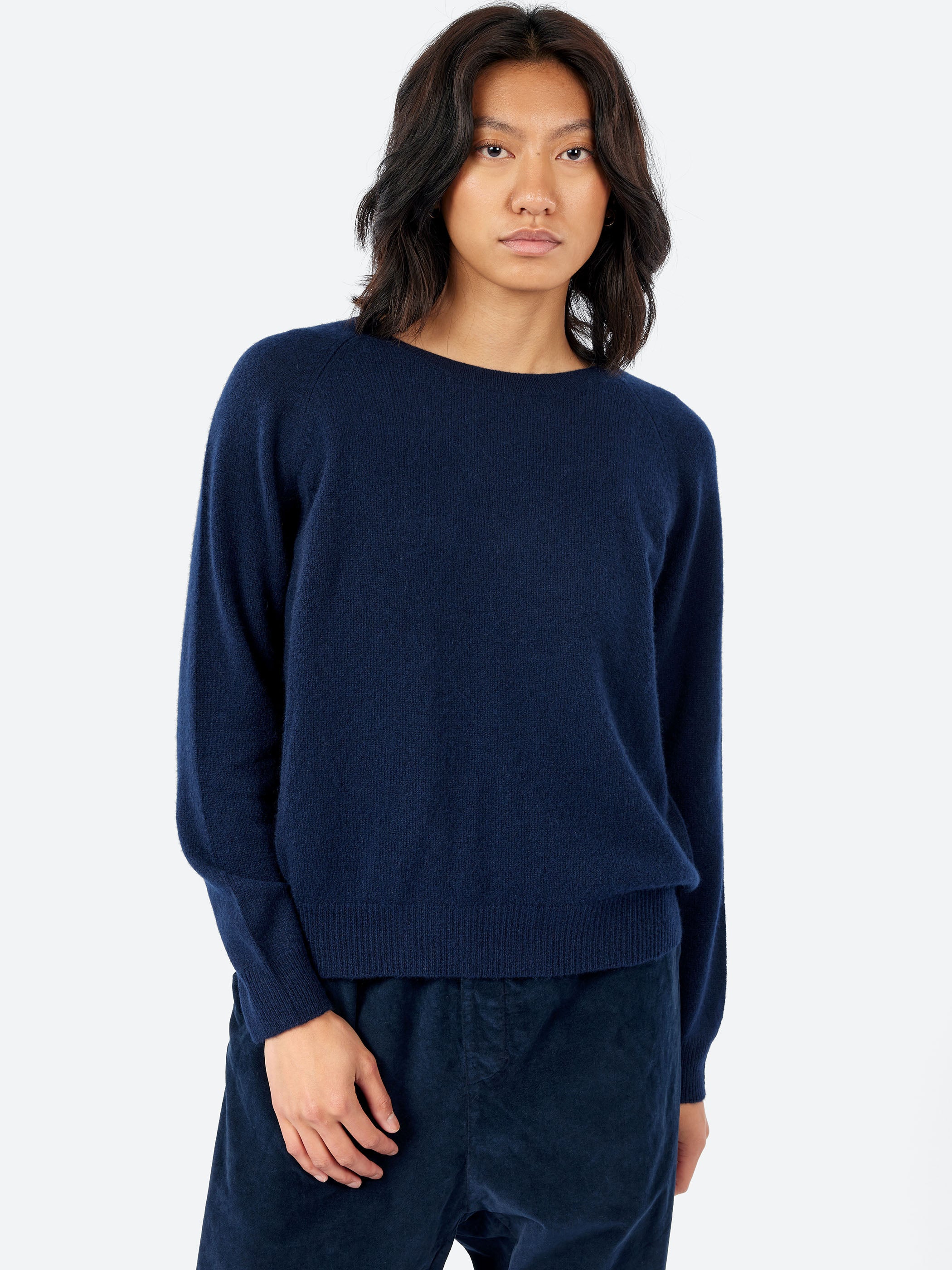 Crop Crew Cashmere Sweater