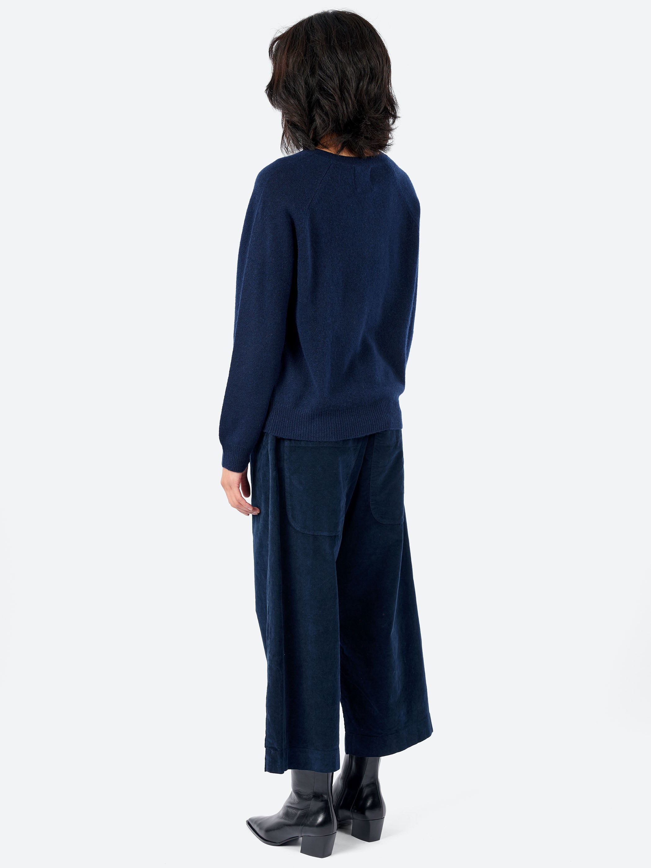 Crop Crew Cashmere Sweater