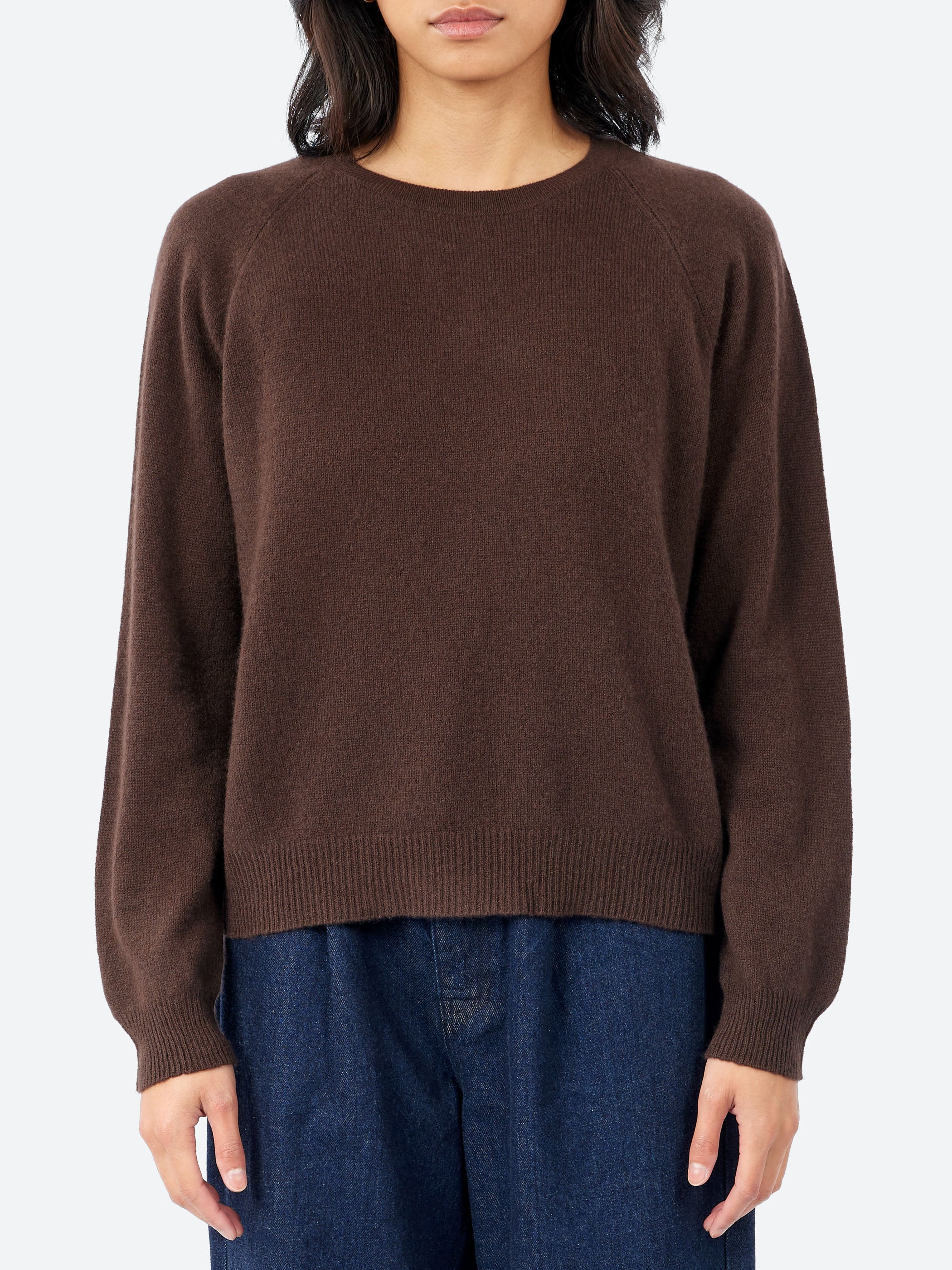 Crop Crew Cashmere Sweater