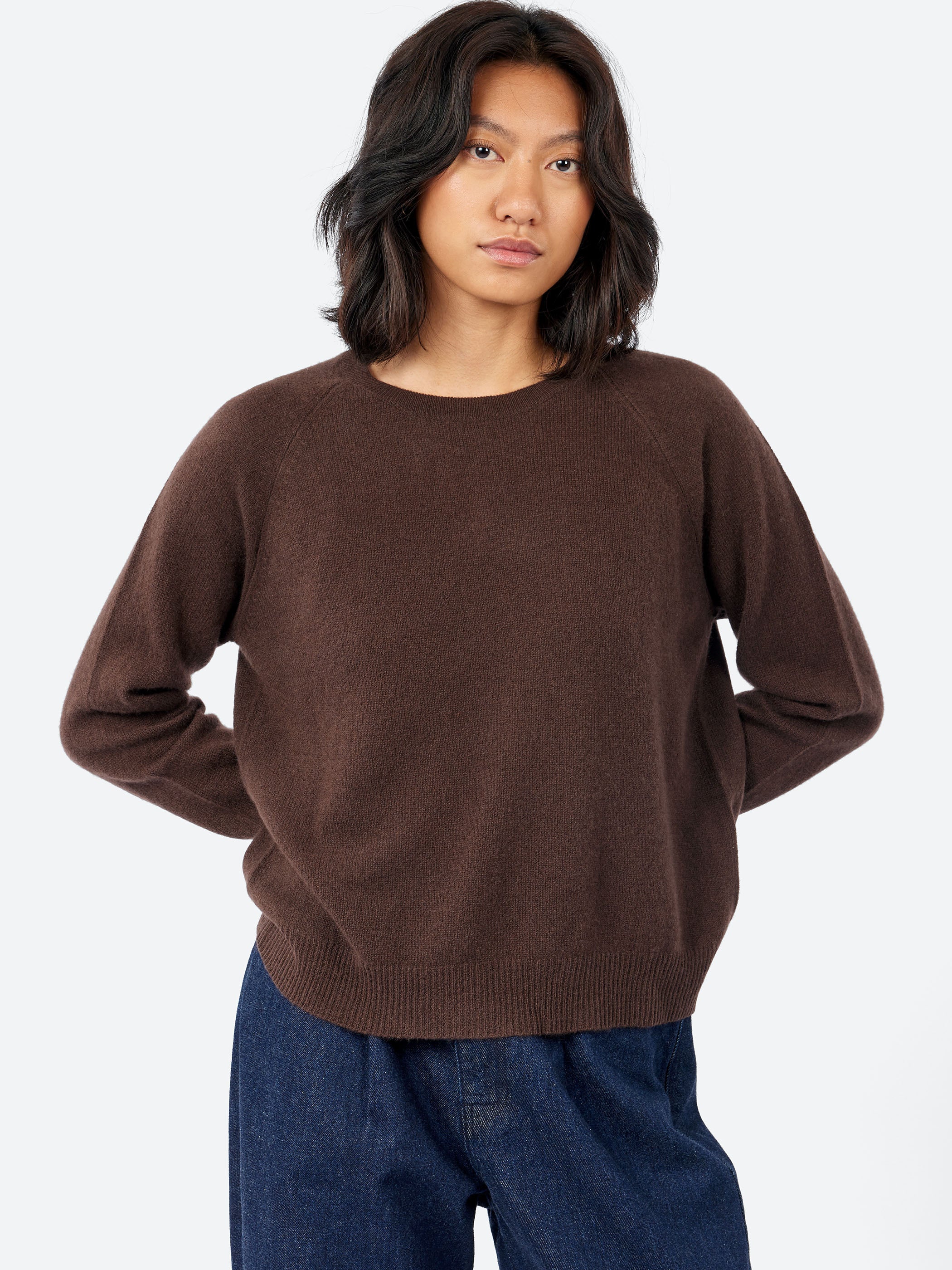 Crop Crew Cashmere Sweater