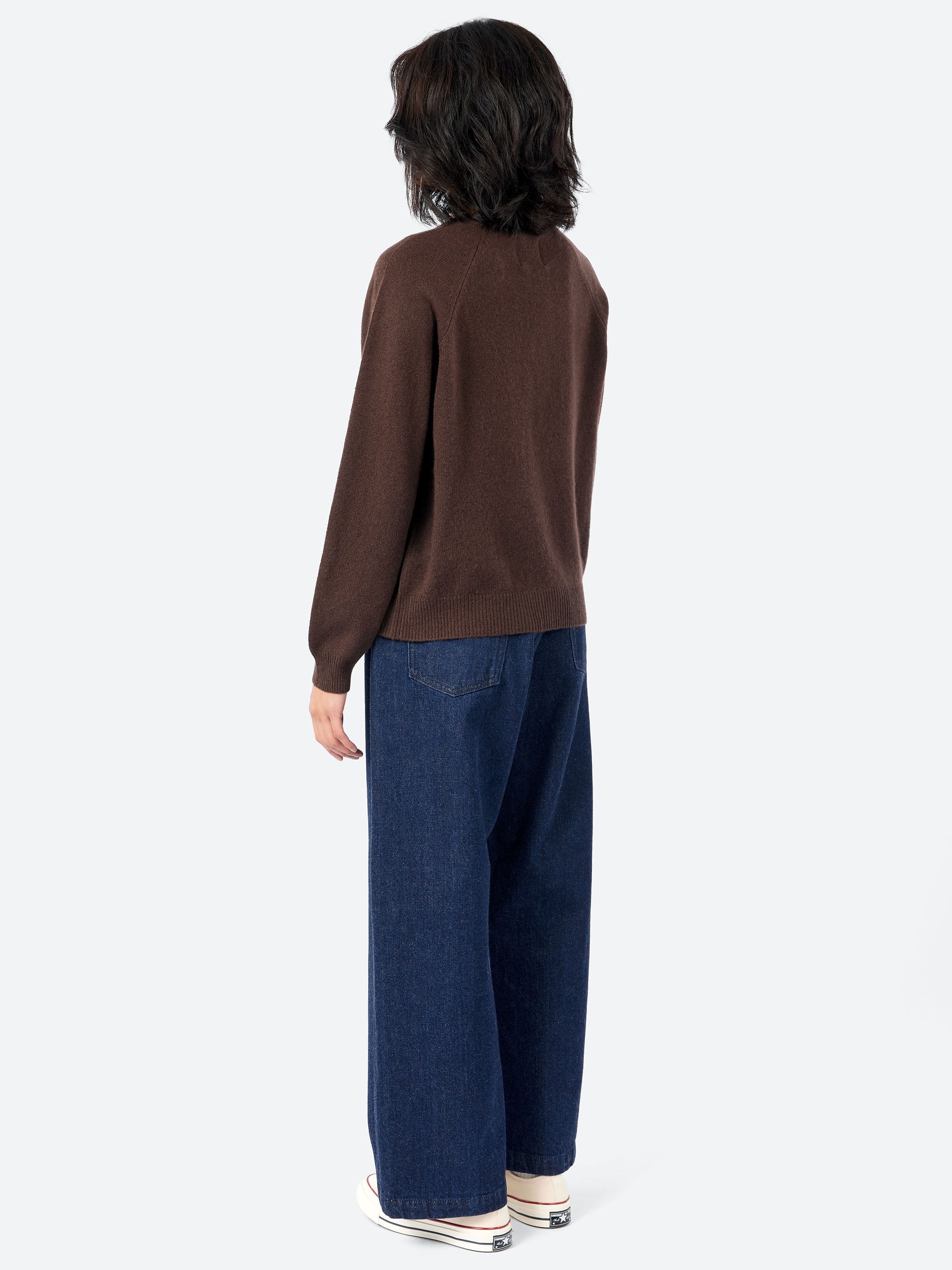 Crop Crew Cashmere Sweater