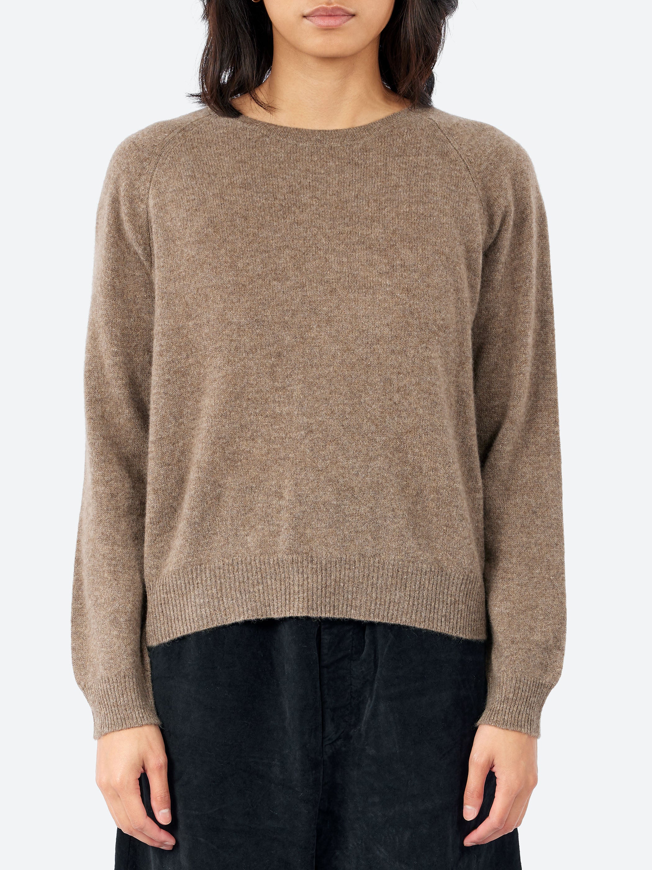 Crop Crew Cashmere Sweater