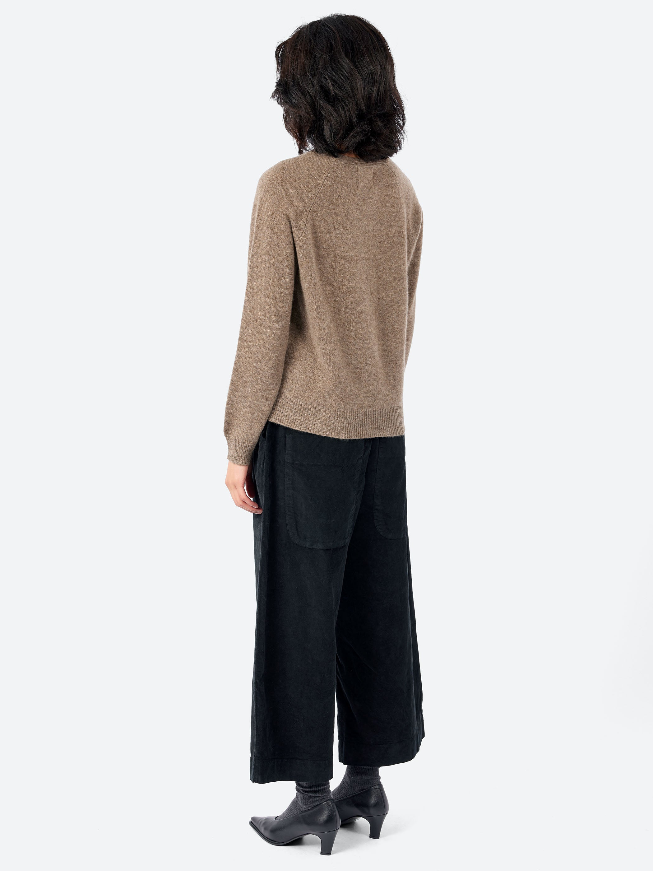 Crop Crew Cashmere Sweater