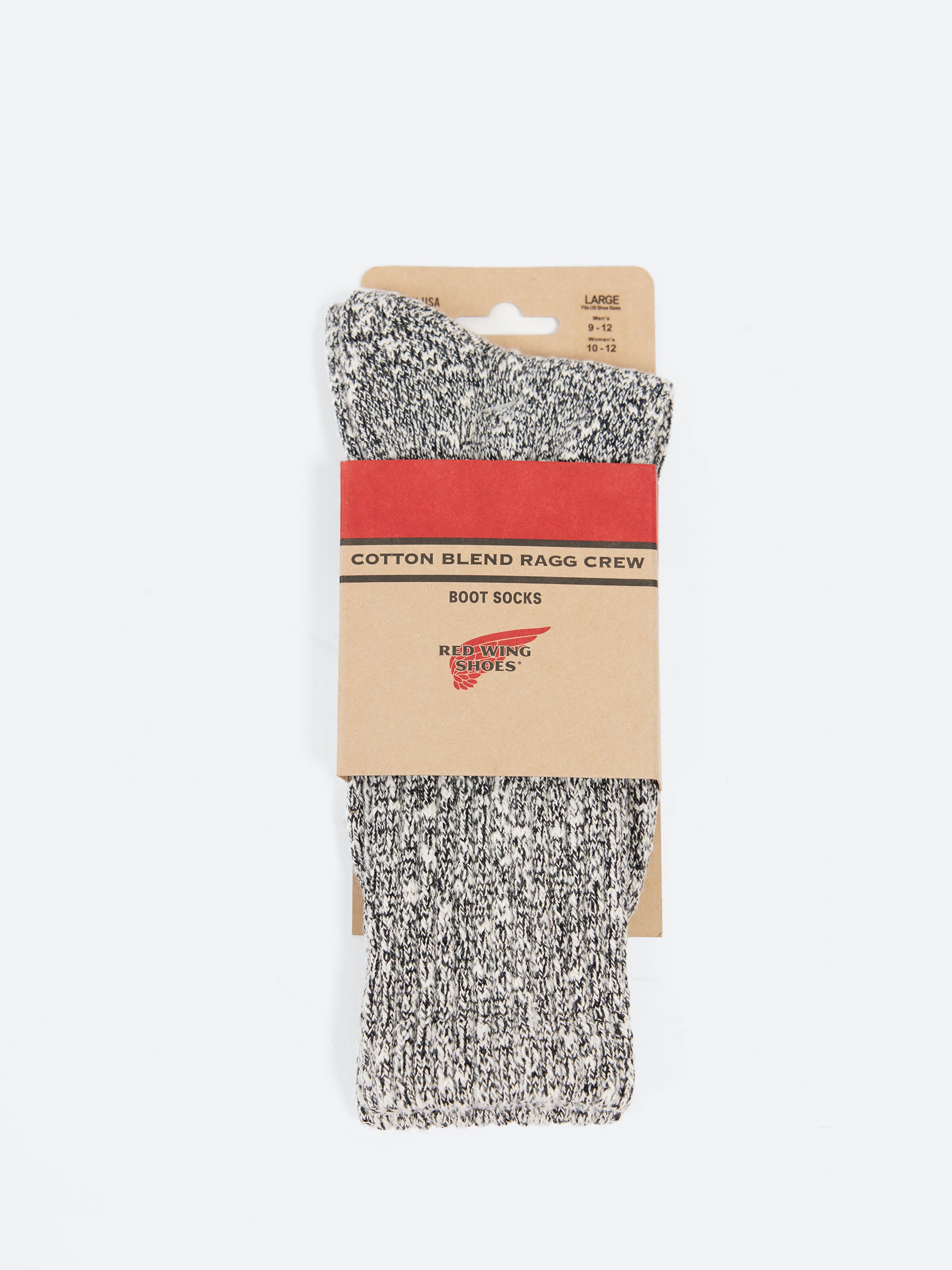 Cotton Blend Ragg Crew