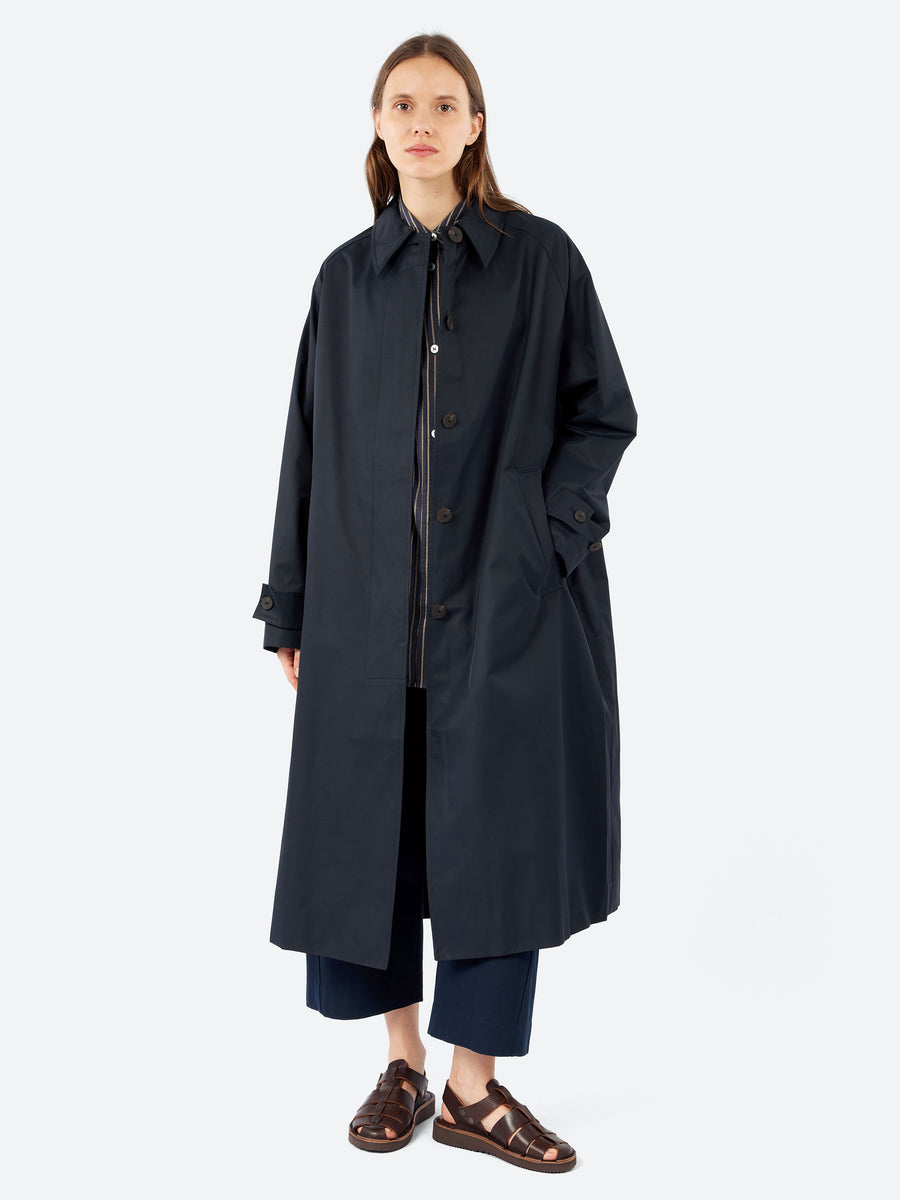 Studio Nicholson - Holin Technical Coat in Navy – gravitypope