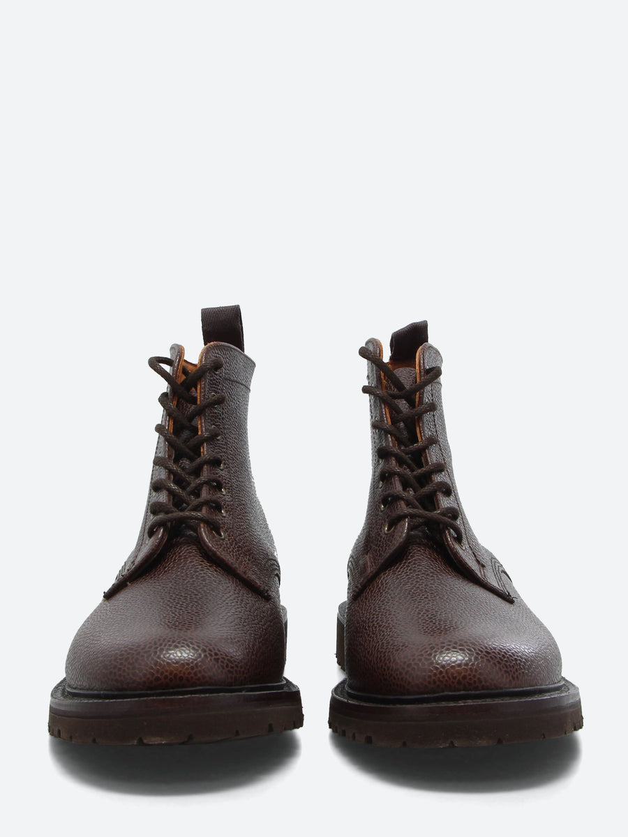 Sanders - Myles Derby Boots in Walnut Grain – gravitypope