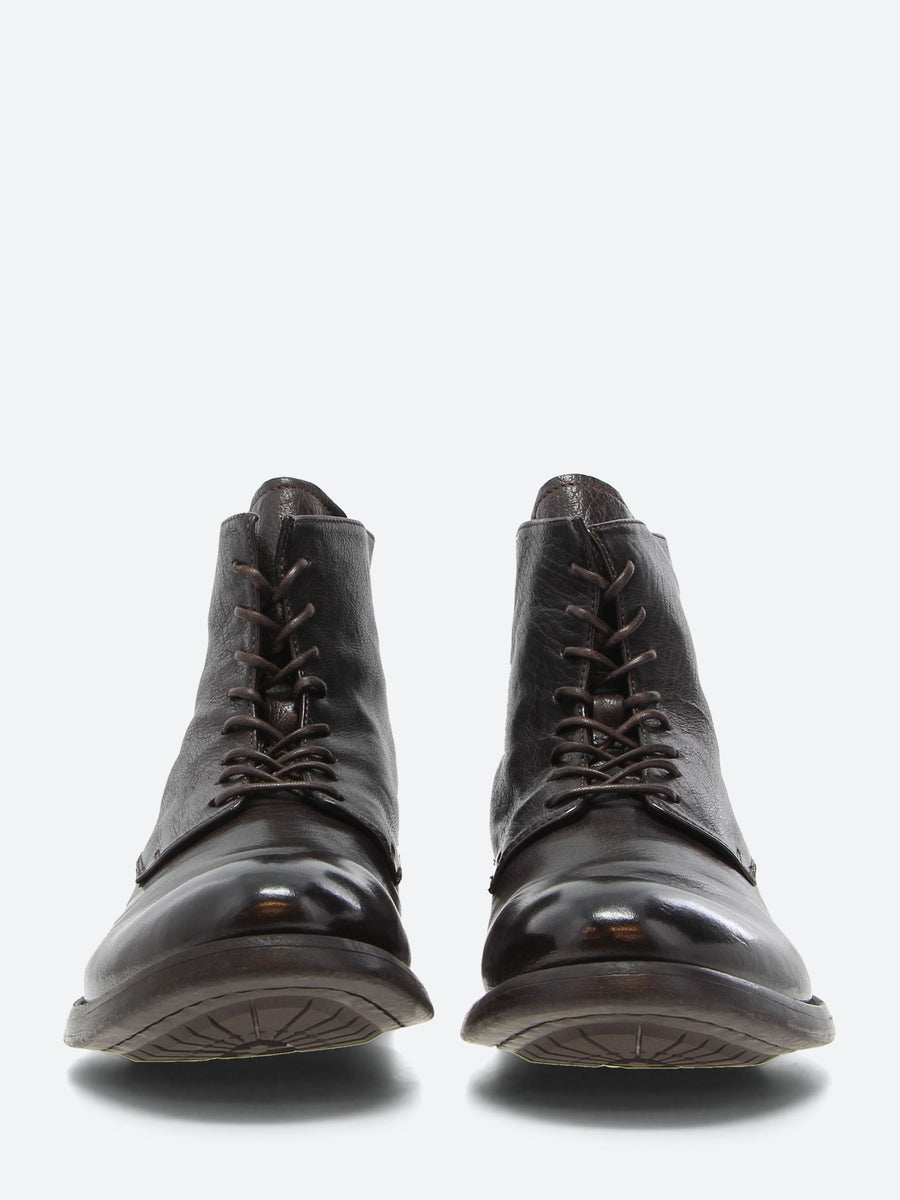 Officine Creative - Hive 016 Lace-Up Boots in Ebano Ignis