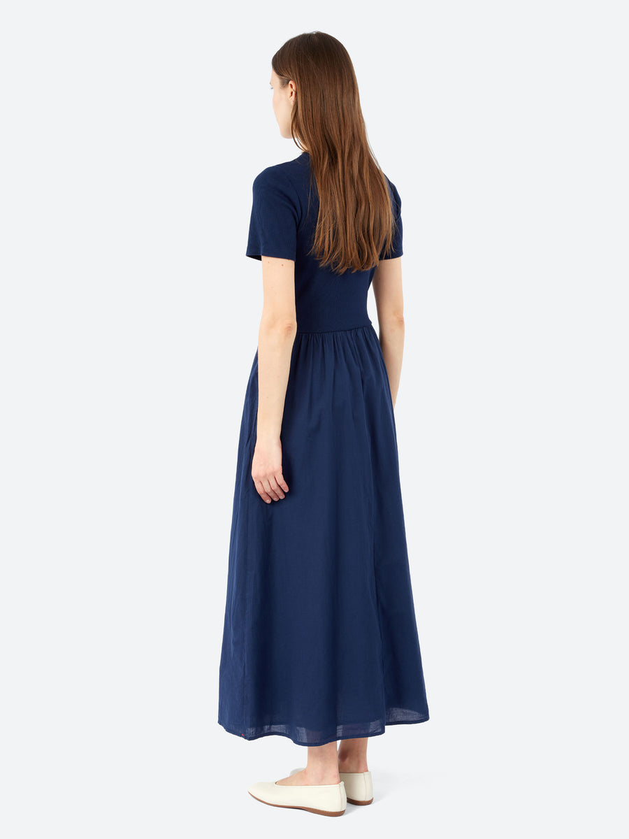 fayth denim dress SAVEIRA DENIM MIDI DRESS MIDNIGHT  Fayt The Label