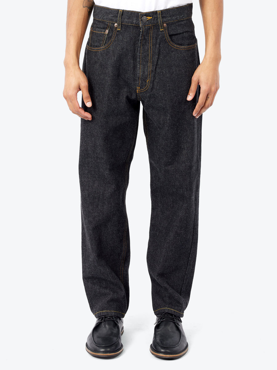 BEAMS PLUS - 5-Pocket Wide Denim in Black – gravitypope