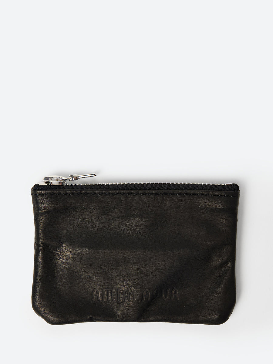 Amiacalva - Sandwich Leather Easy Wallet in Black – gravitypope