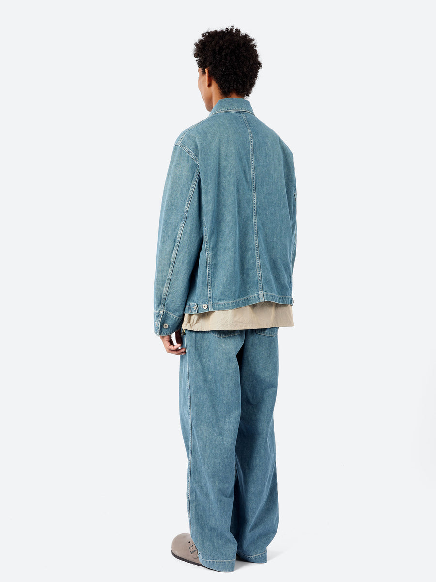 Sage de Cret - 11 oz Denim Short Coverall Jacket in Blue – gravitypope