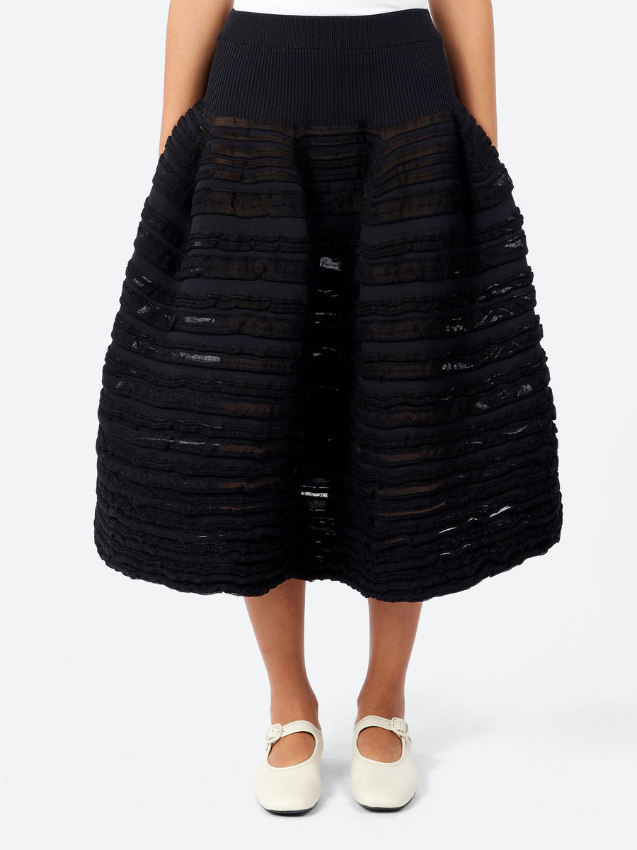 CFCL - Pottery Swell Glitter Skirt in Black – gravitypope