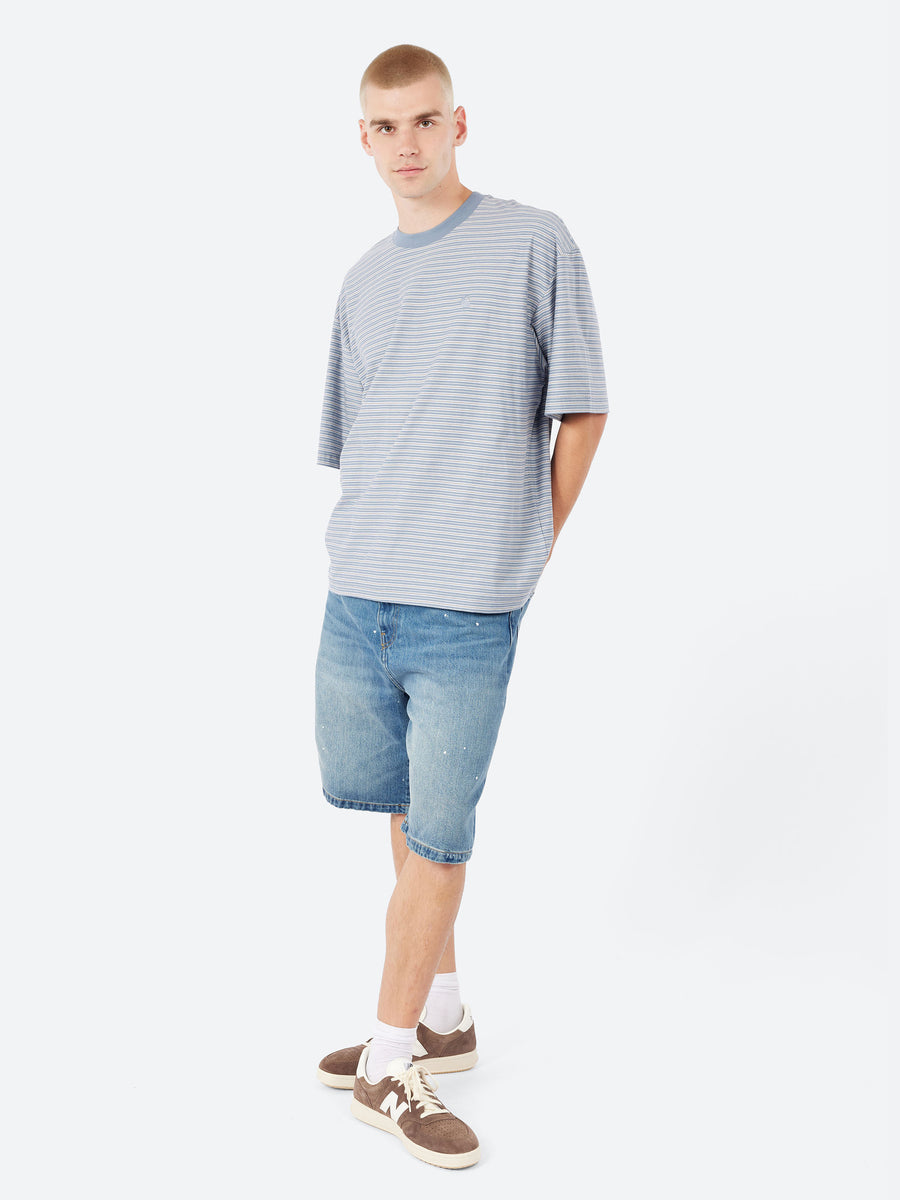 Carhartt WIP - Dupree Stripe T-Shirt in Blue Shady – gravitypope