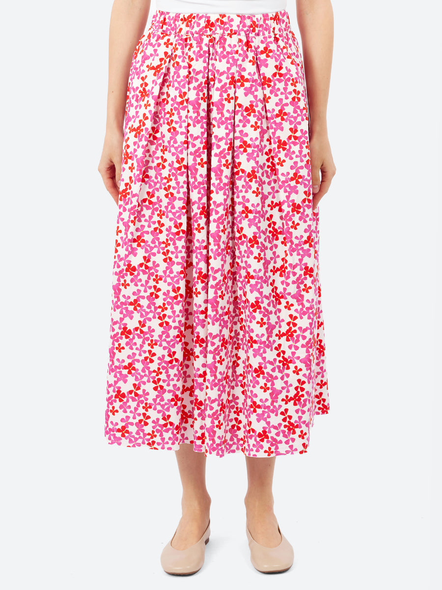 Hannoh Wessel - Juliette Skirt in Red and Pink Flowers – gravitypope