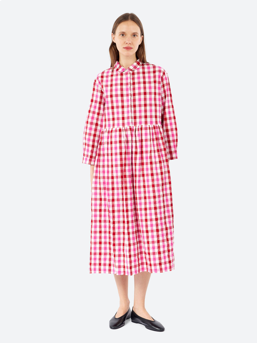 Hannoh Wessel - Destiny Dress in Pink and Red Check – gravitypope