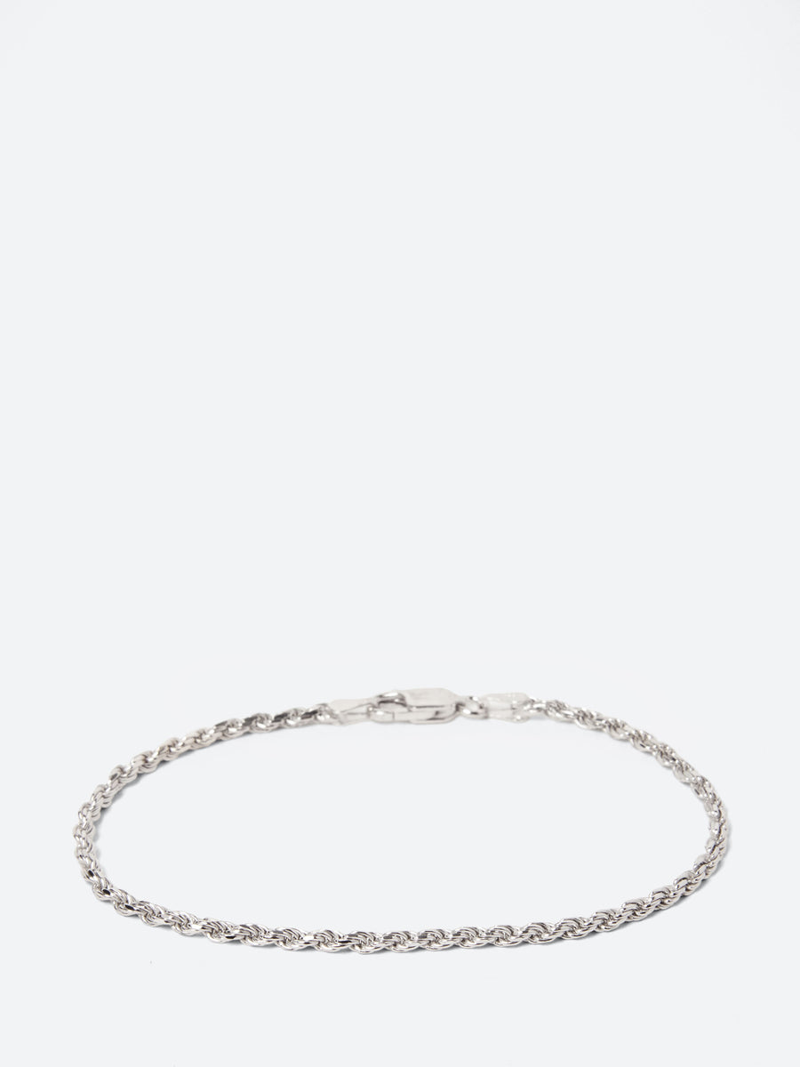 Miansai - 2.4mm Rope Chain Bracelet in Polished Silver – gravitypope