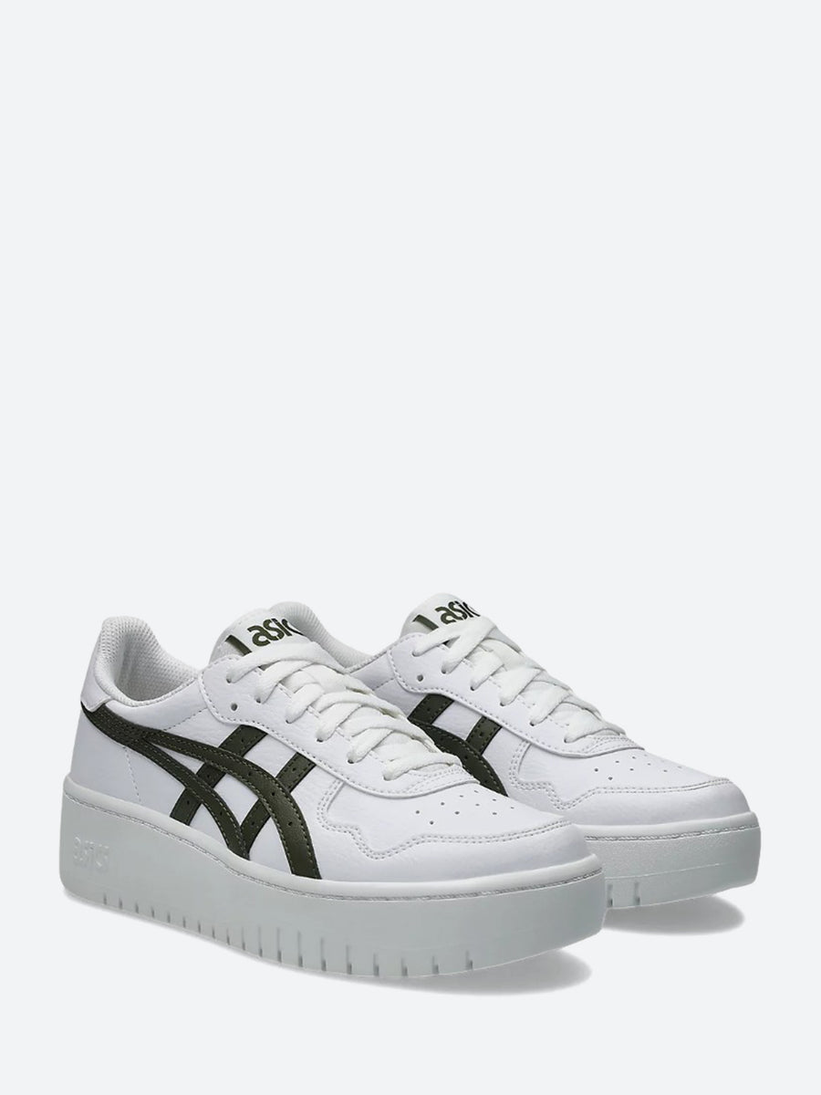 ASICS - Japan S PF in White and Olive – gravitypope