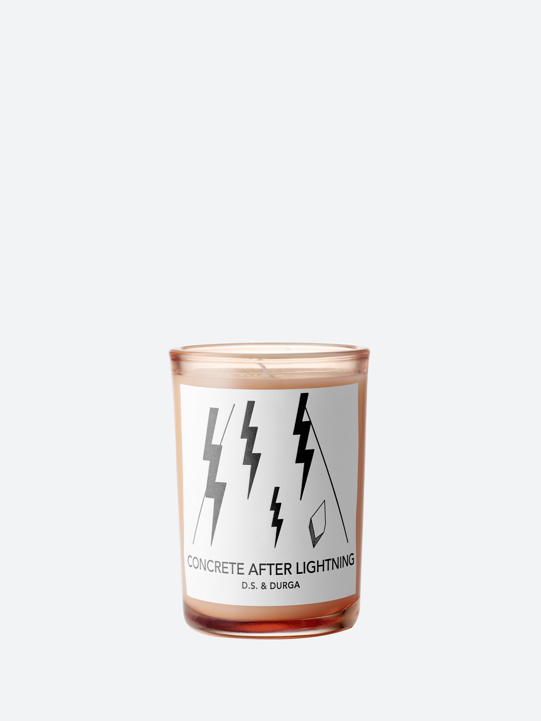 Concrete After Lightning Candle