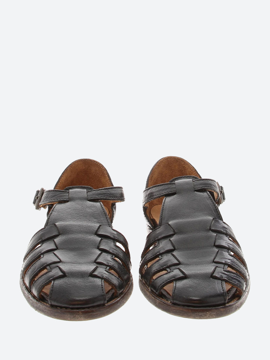 Moma - 1GS326 Fisherman Sandal in Nero Cusna – gravitypope