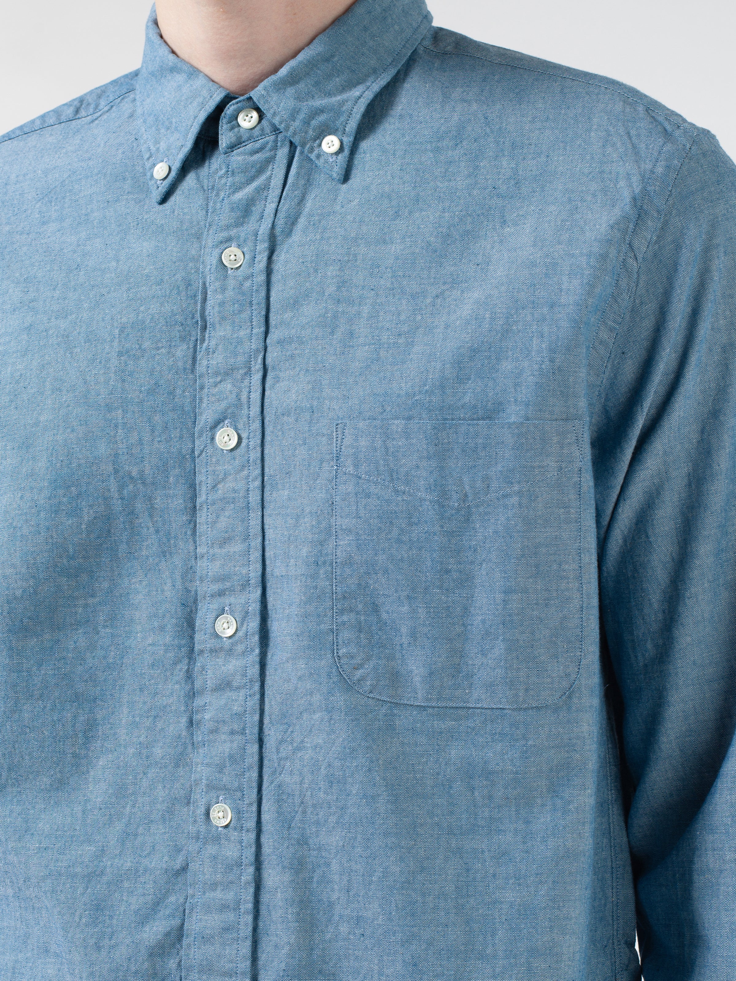 Chambray Button-Down Shirt