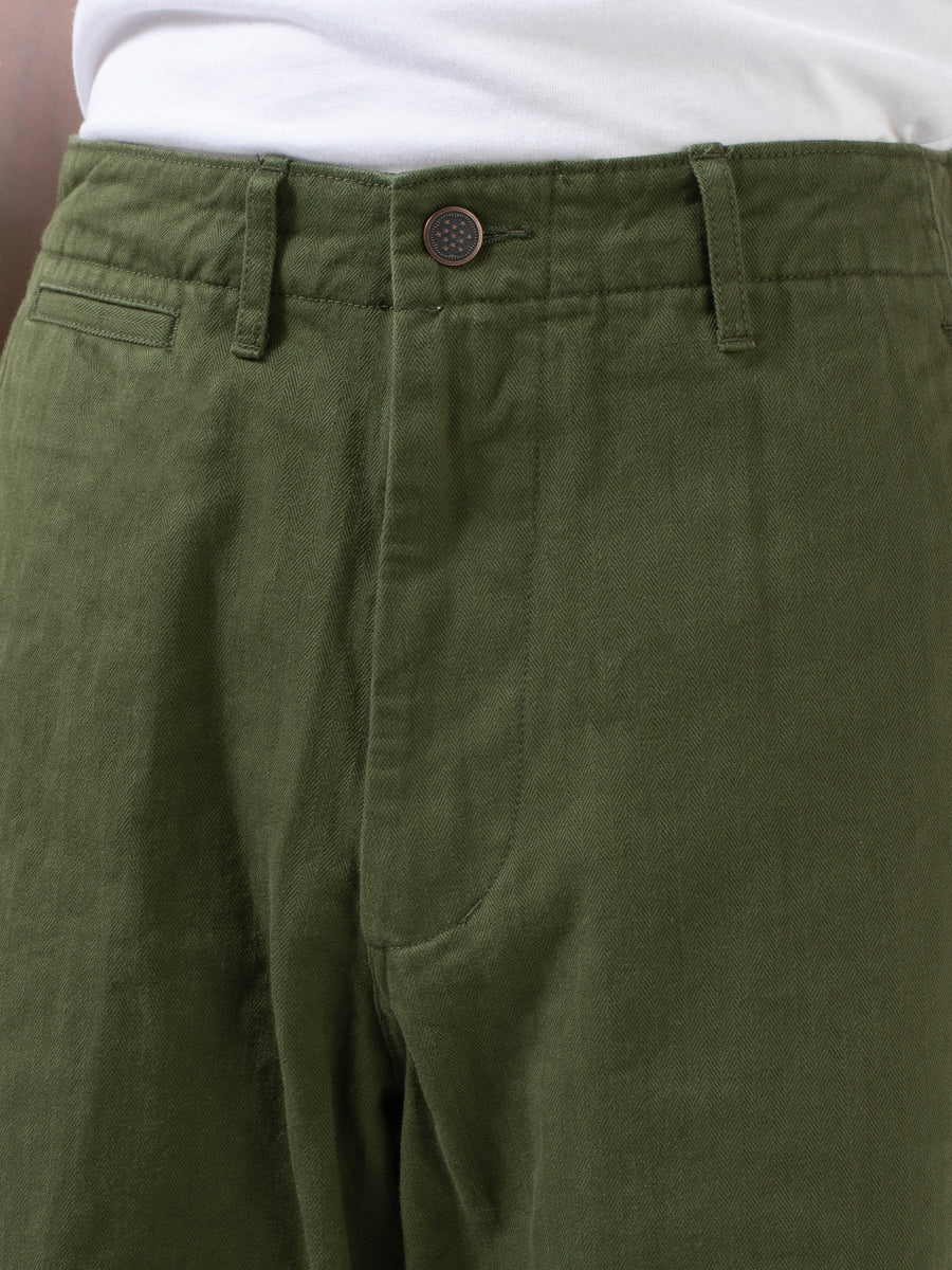 BEAMS PLUS - Mil Trousers in Olive – gravitypope