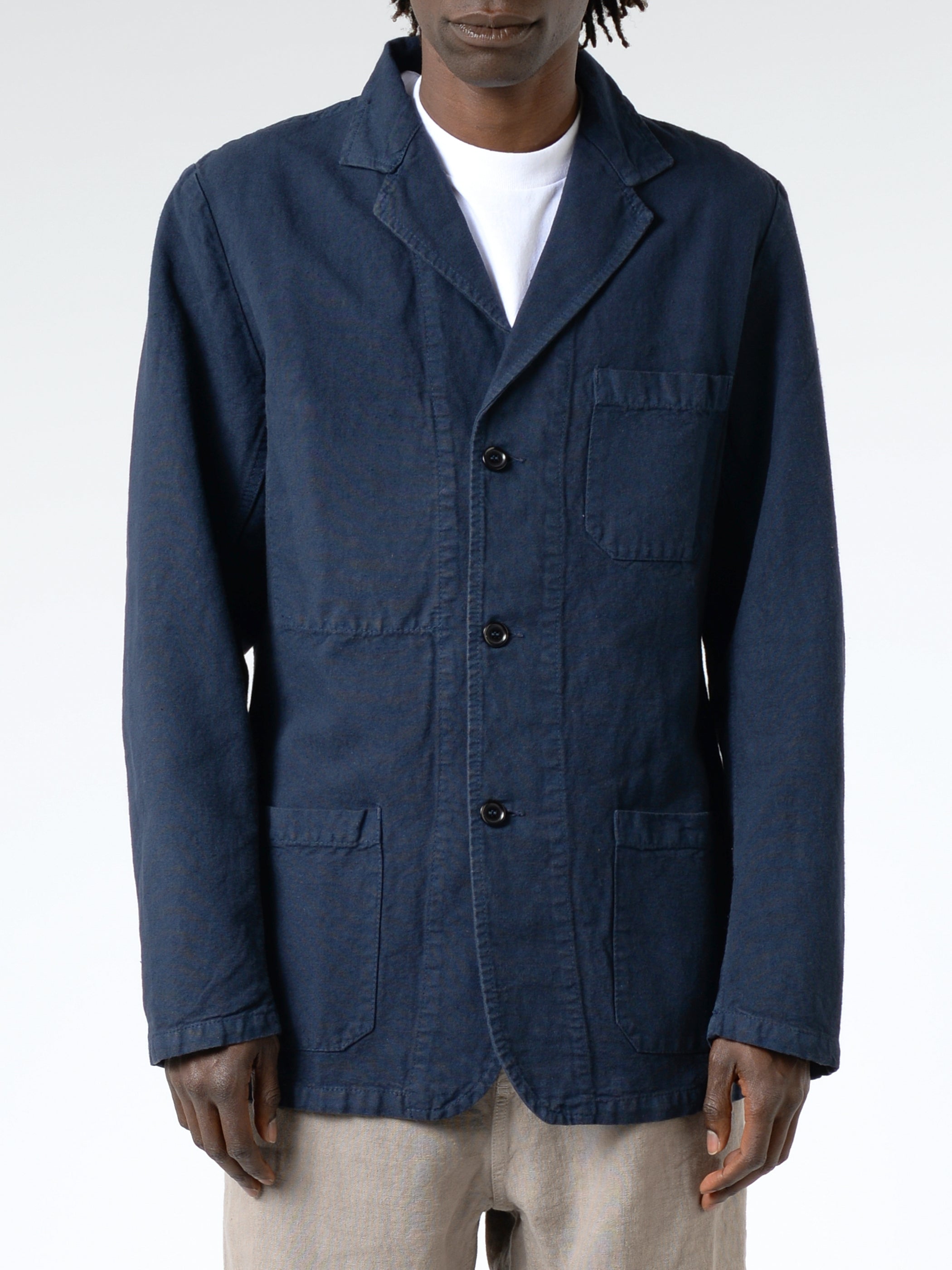 Hopsack-Style Workwear Blazer