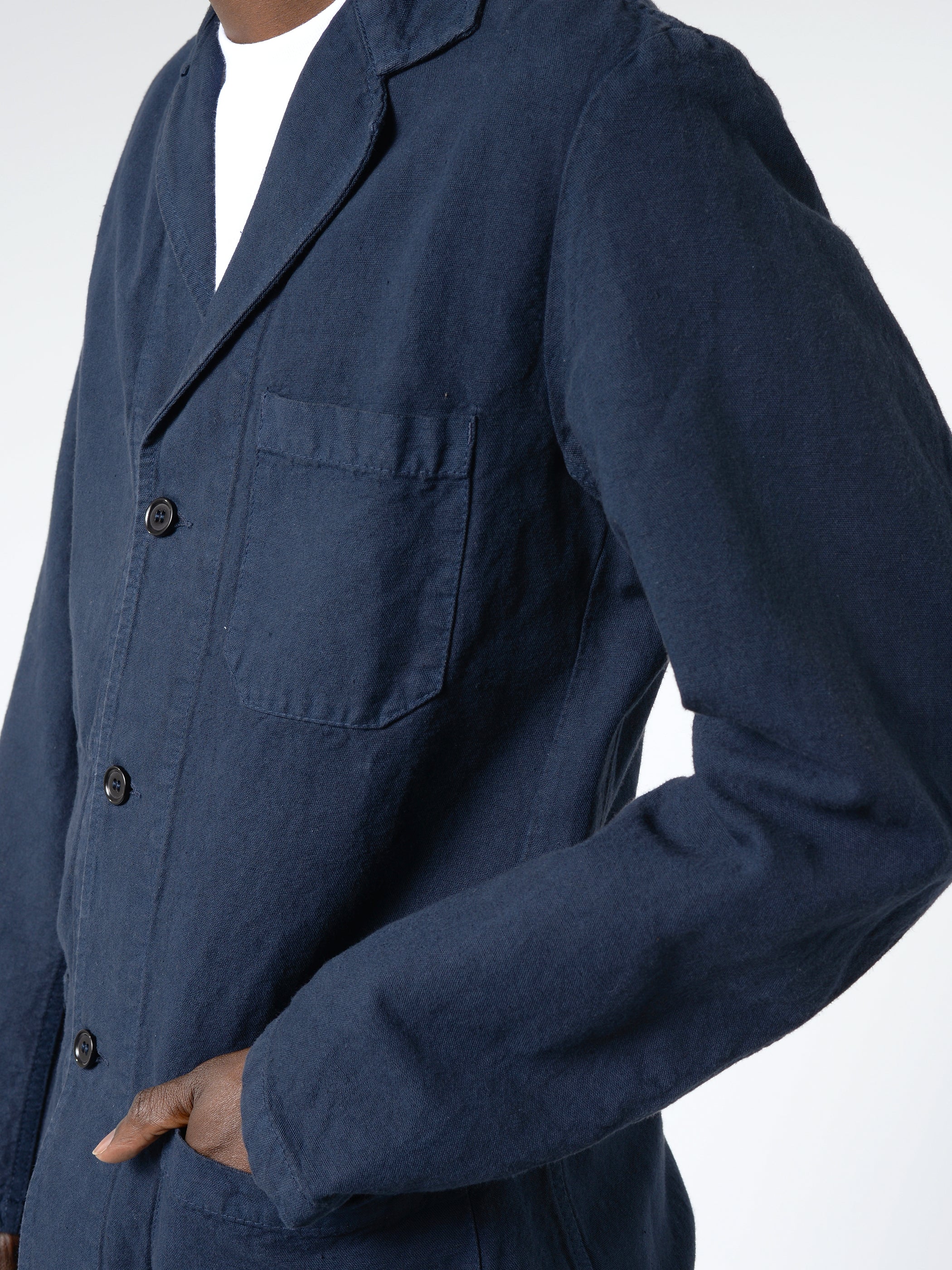 Hopsack-Style Workwear Blazer