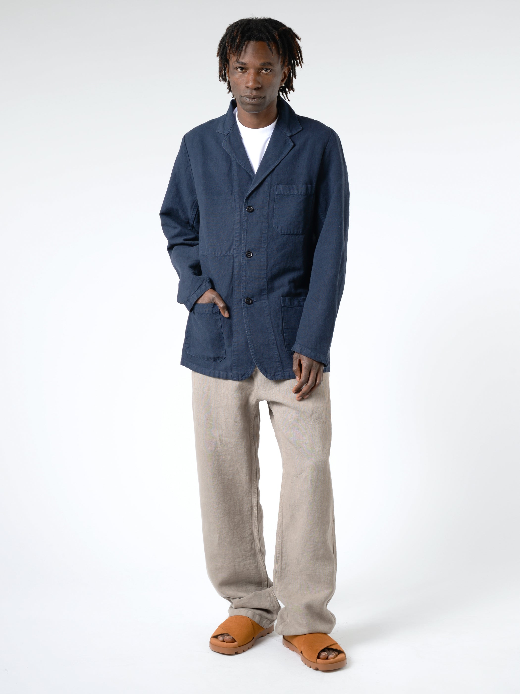 Hopsack-Style Workwear Blazer