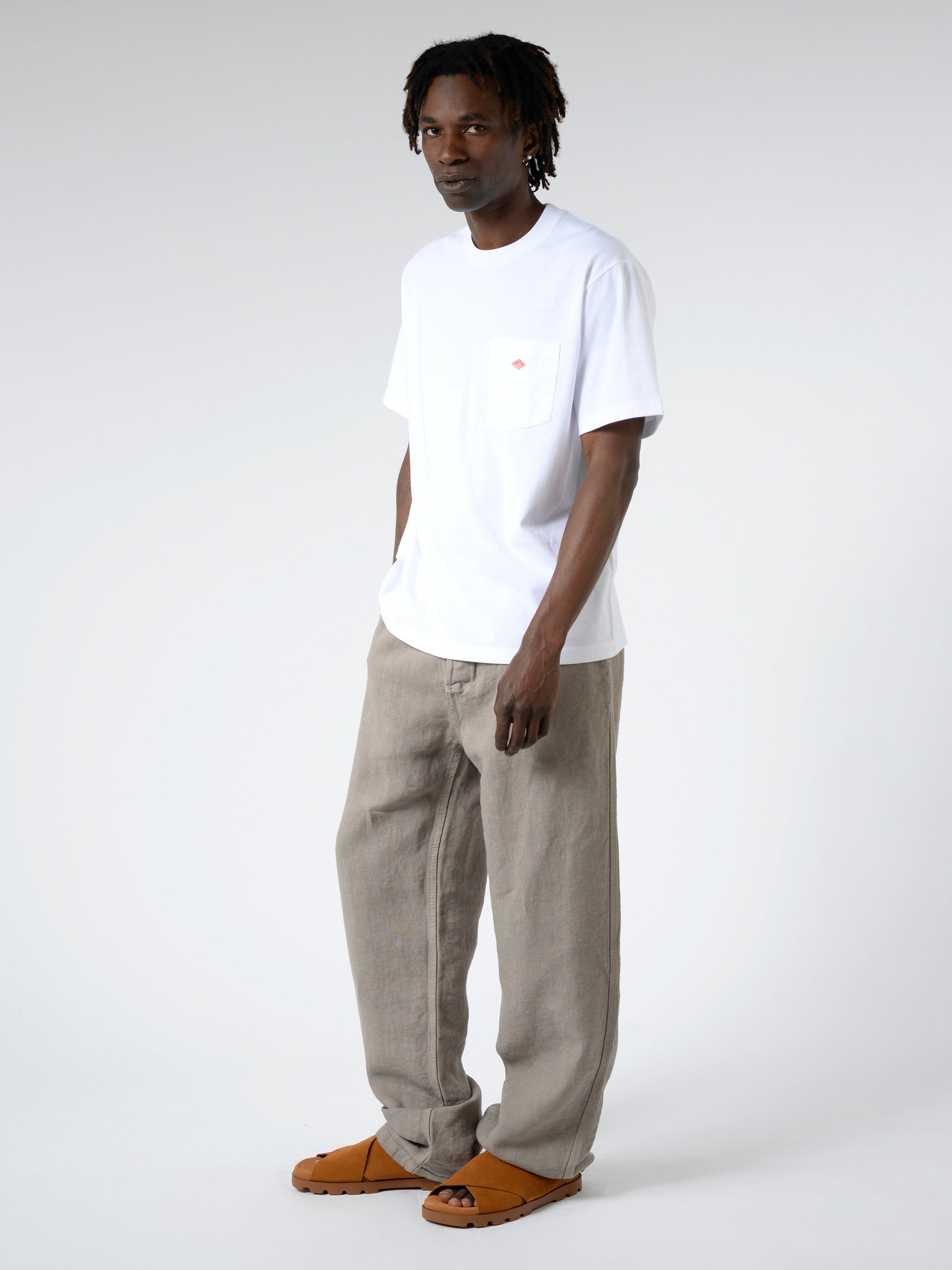 Men's Plain Short Sleeve Pocket T-Shirt