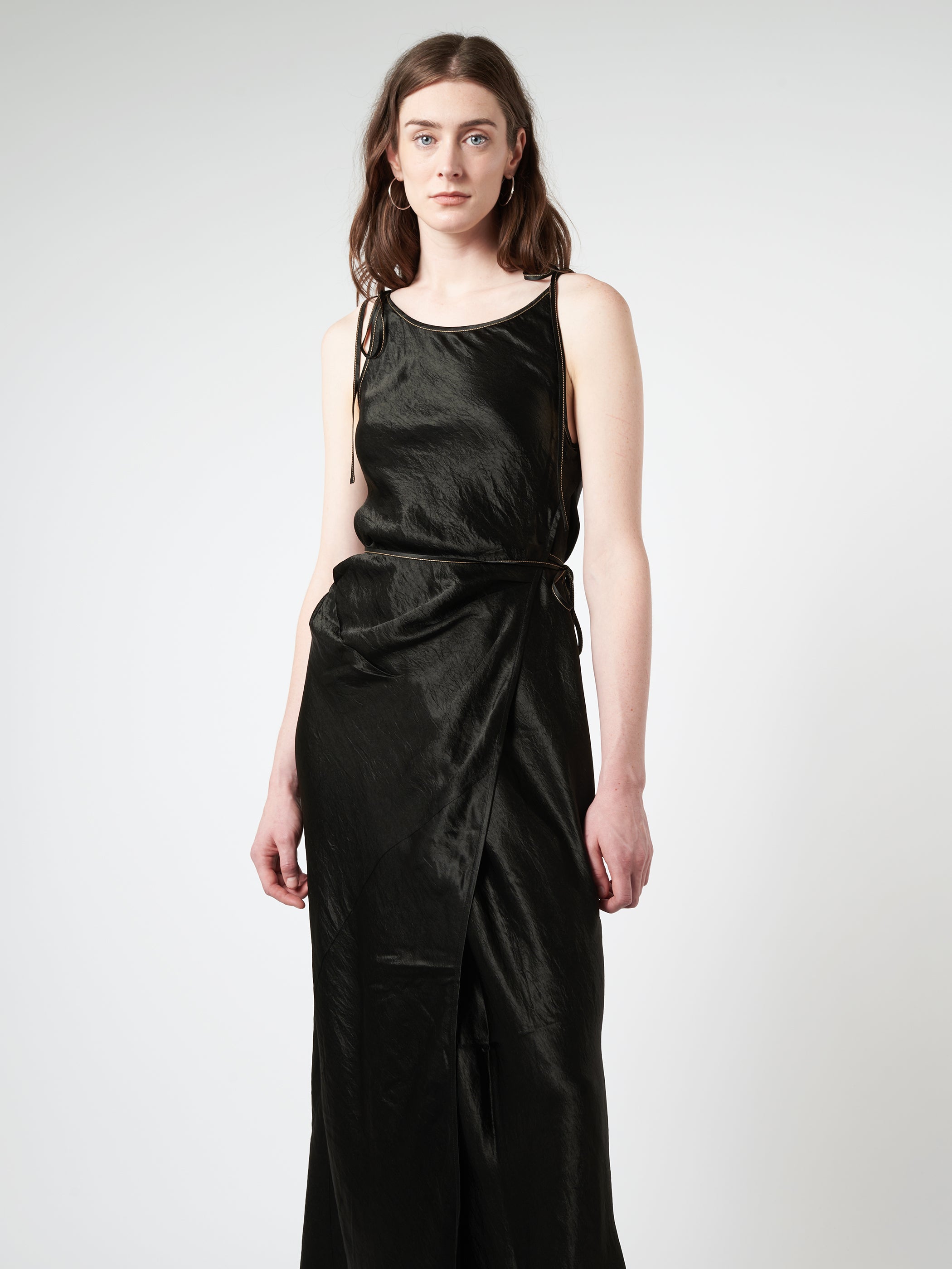 Satin Strap Dress