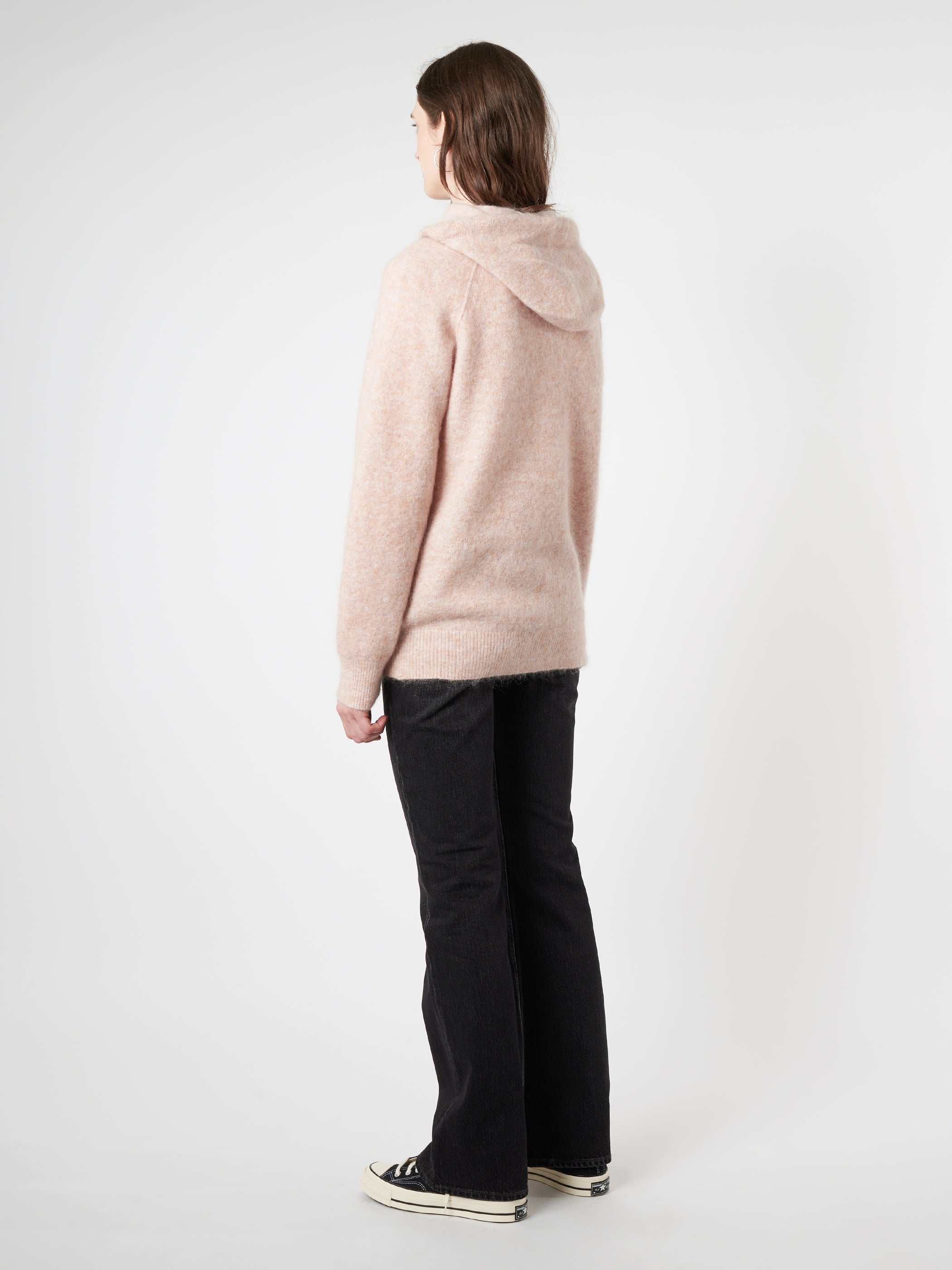 Wool Crew Neck Cardigan