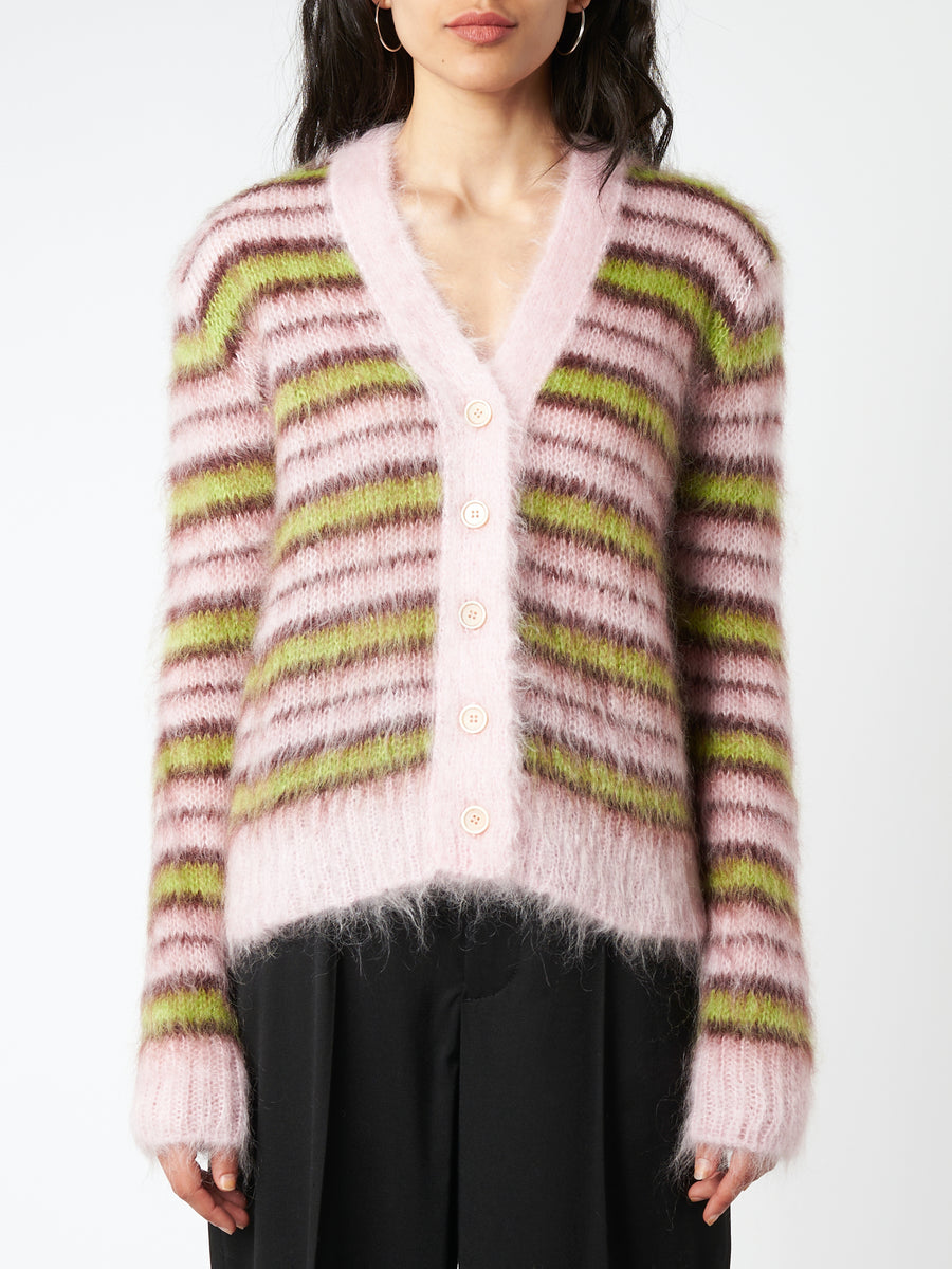 MARNI MULTI MOHAIR CARDIGAN 46 【公式通販】