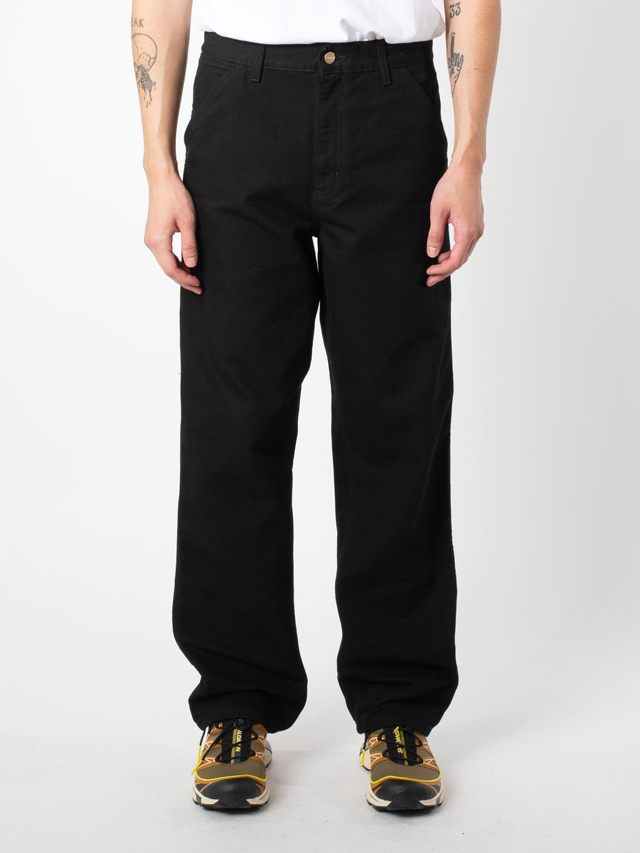 Carhartt WIP - Single Knee Pant in Black Rinse – gravitypope