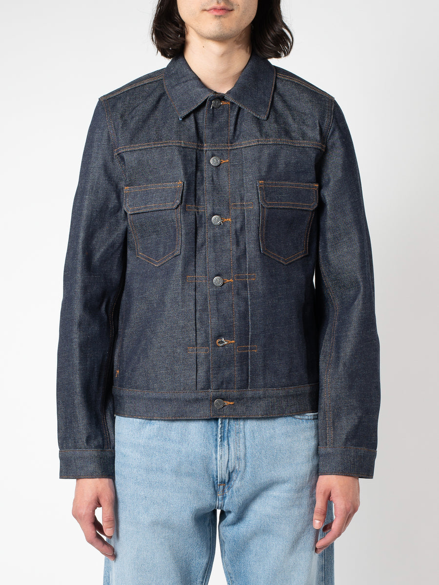 Denim Apc Coats Work Jean Jacket In Indigo Raw Denim – Gravitypope