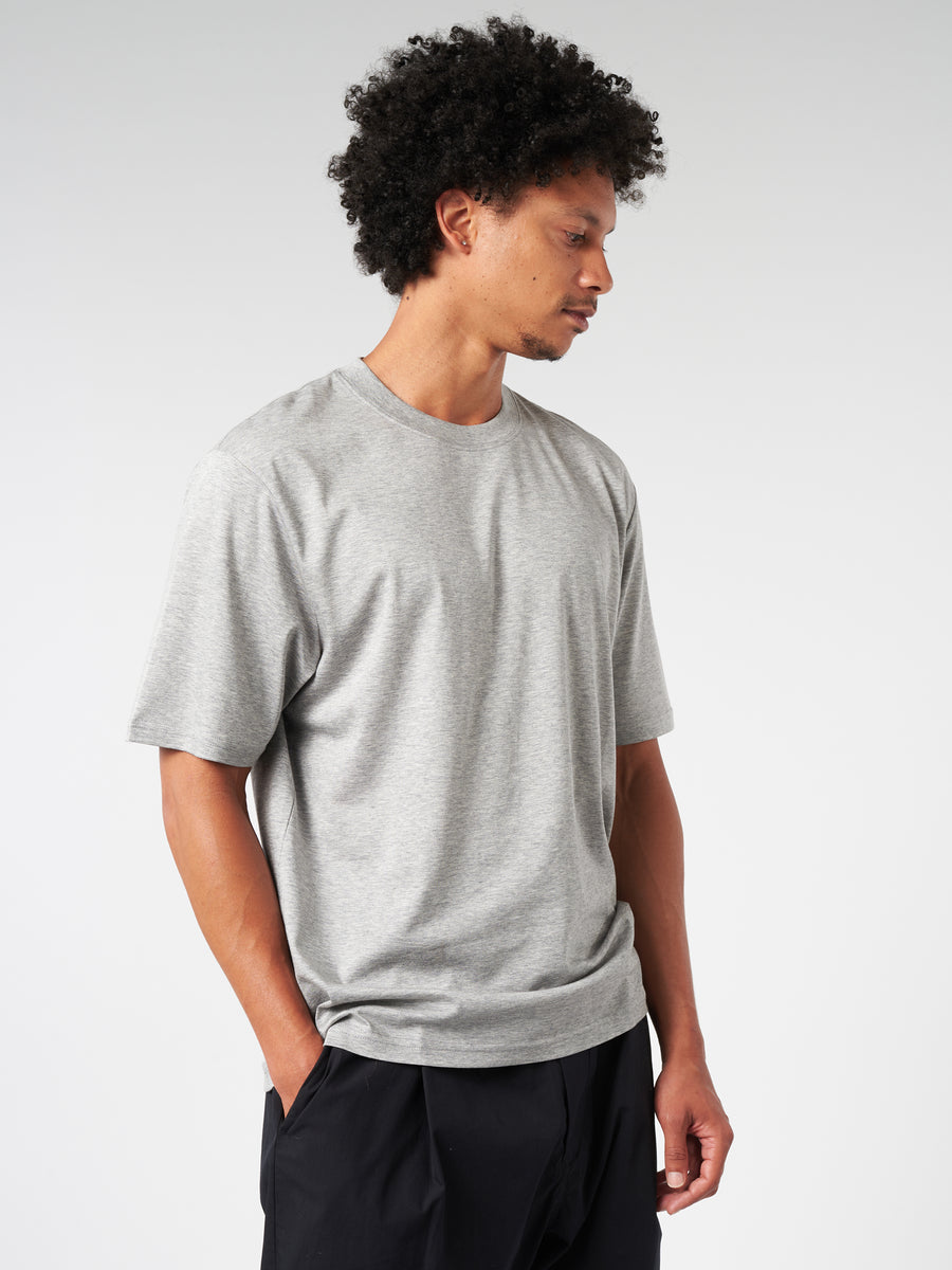 Studio Nicholson - Bric T-Shirt in Grey Marl – gravitypope