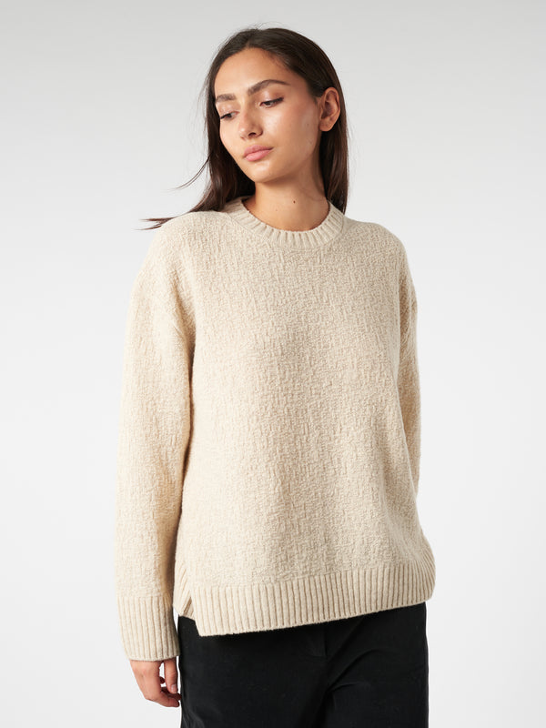 CASHMERE LAMB CREWNECK PULLOVER