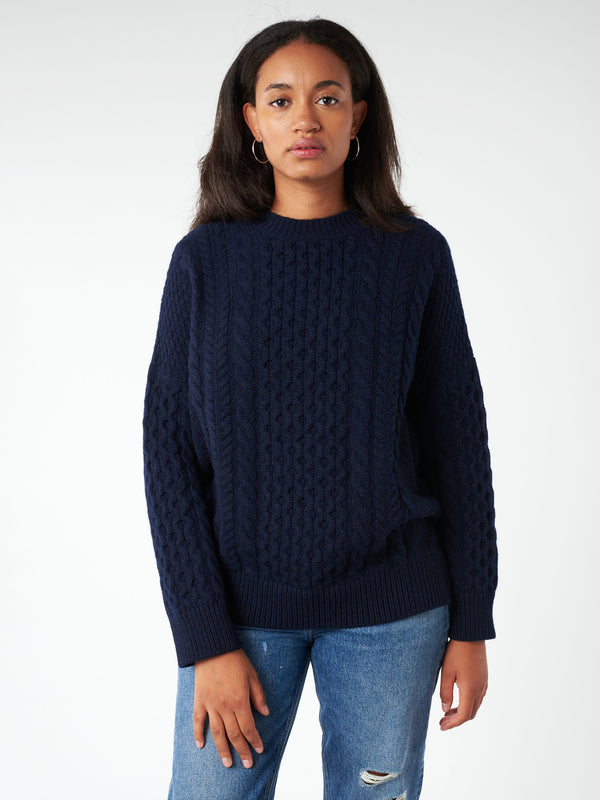 ARAN CREWNECK