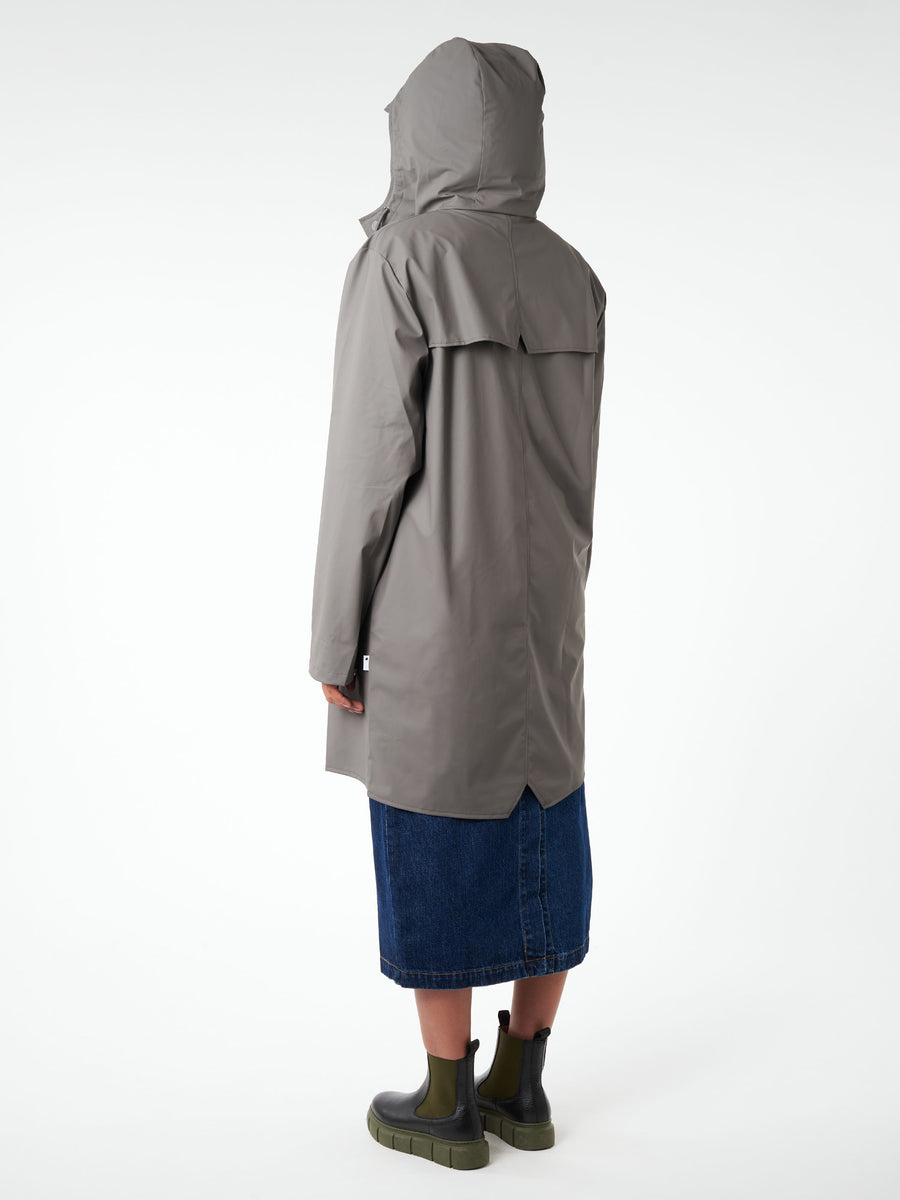 Rains - Long Jacket in Grey – gravitypope
