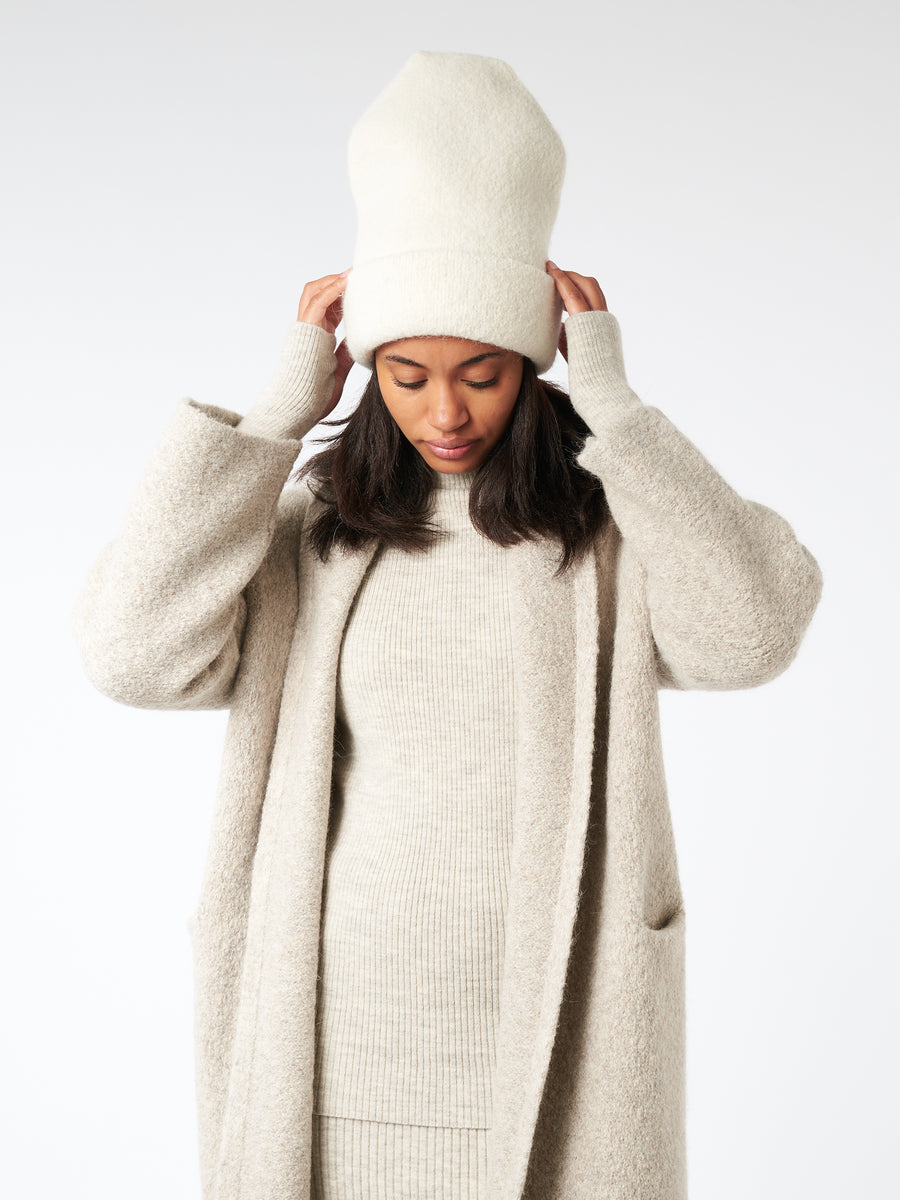 Lauren Manoogian - Carpenter Hat in Raw White – gravitypope