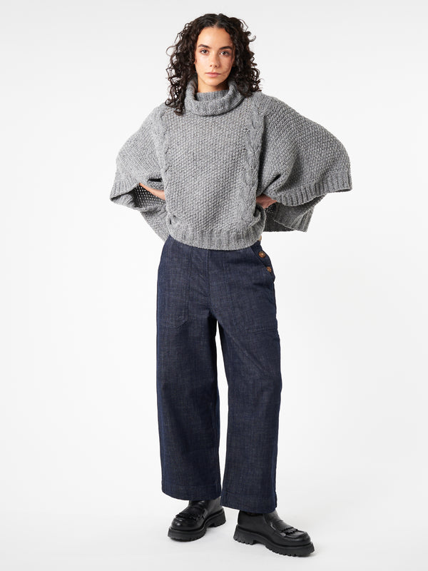 TURTLENECK PONCHO