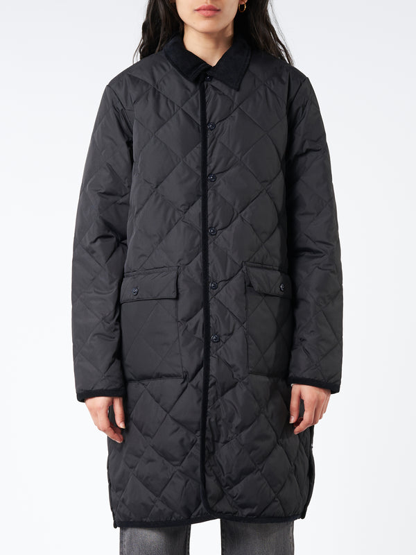 PIPING LONG DOWN COAT