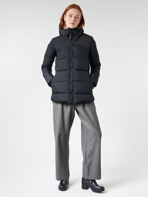 HYBRIDGE DOWN COAT