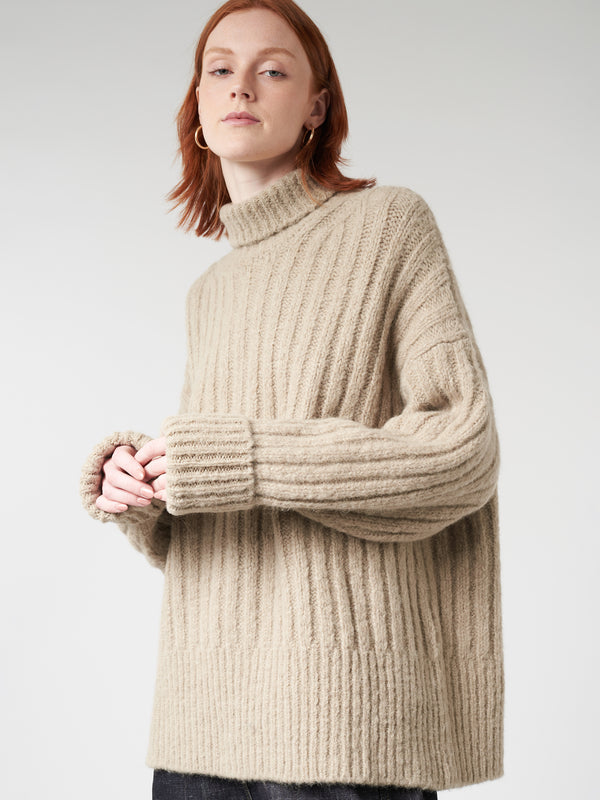 RIB TURTLENECK