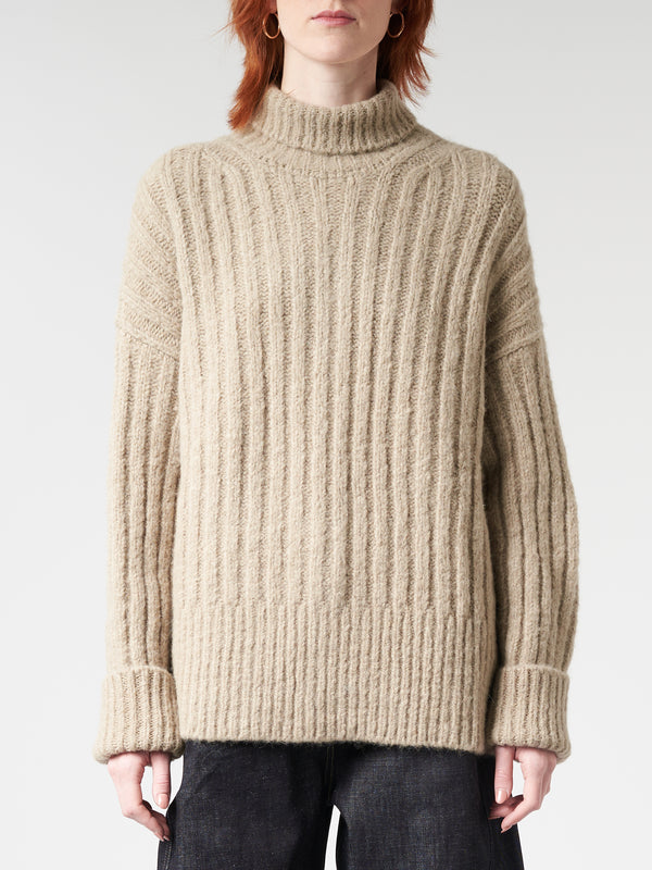 RIB TURTLENECK